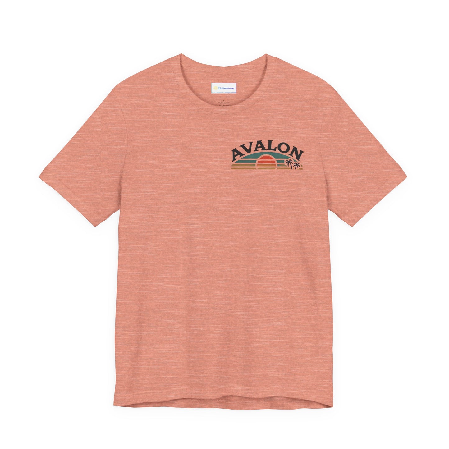 Retro Avalon Sunset Unisex Jersey Tee