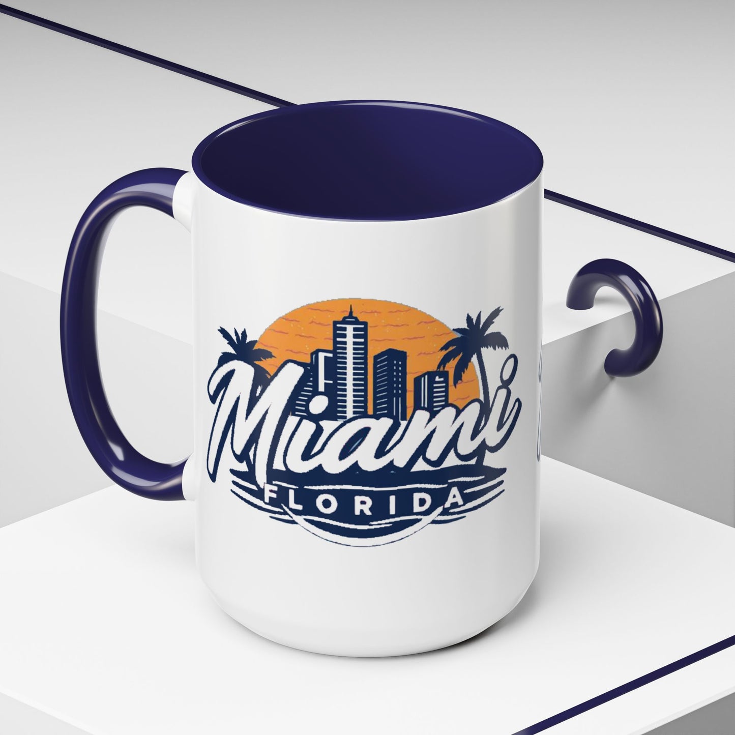 Retro Miami Accent Coffee Mug