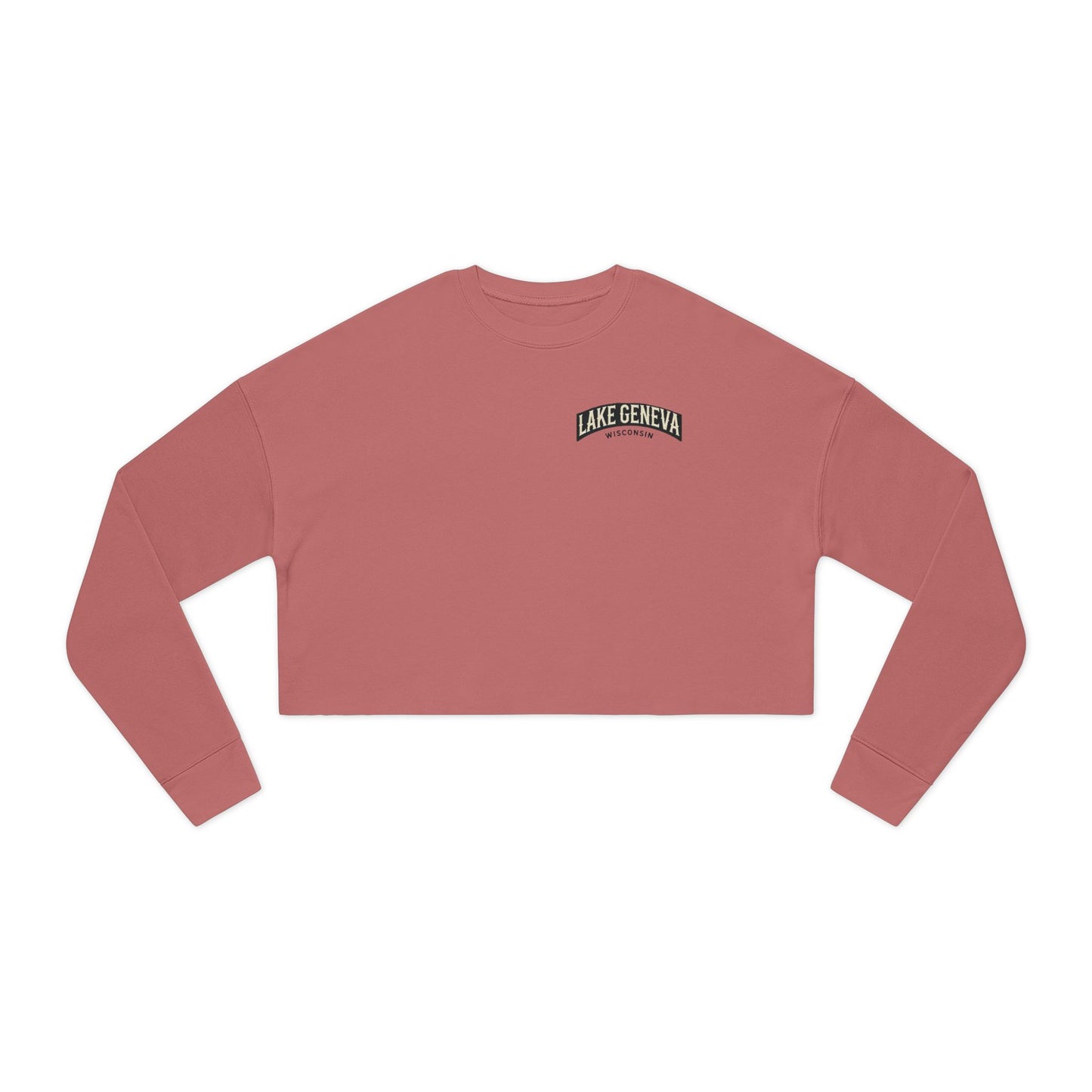 Vintage Lake Geneva Women's Cropped Sweatshirt
