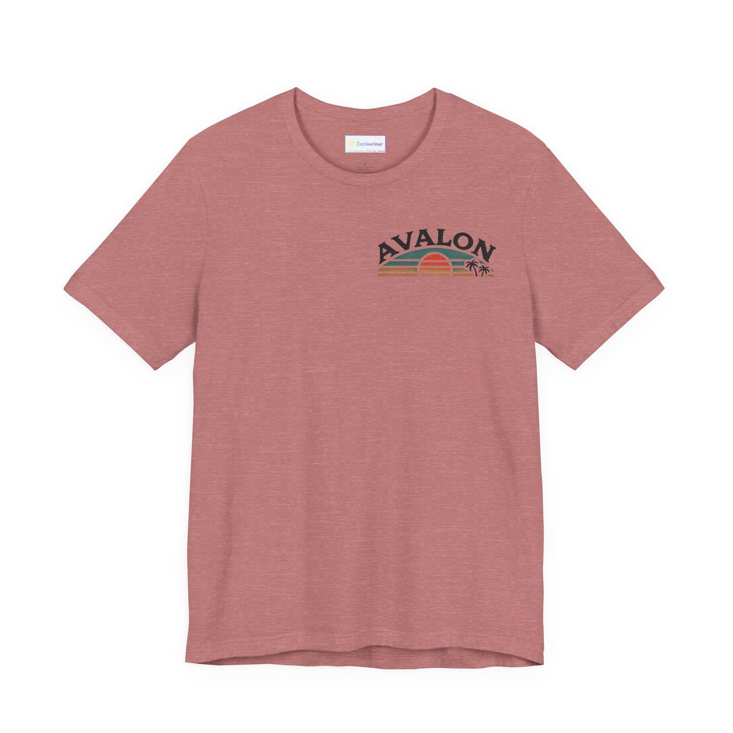 Retro Avalon Sunset Unisex Jersey Tee