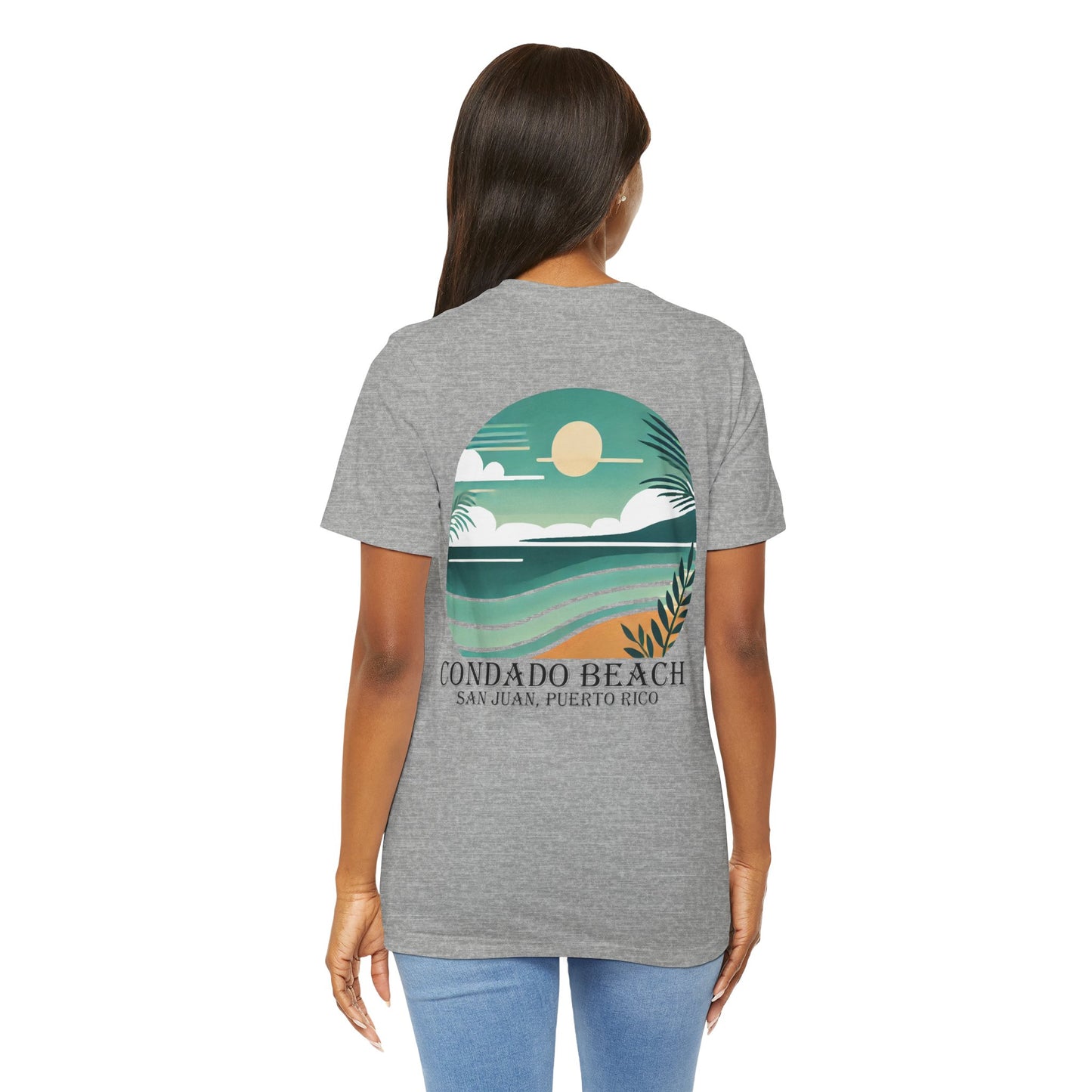 Coastal Vibes Condado Beach Unisex Jersey Short Sleeve Tee