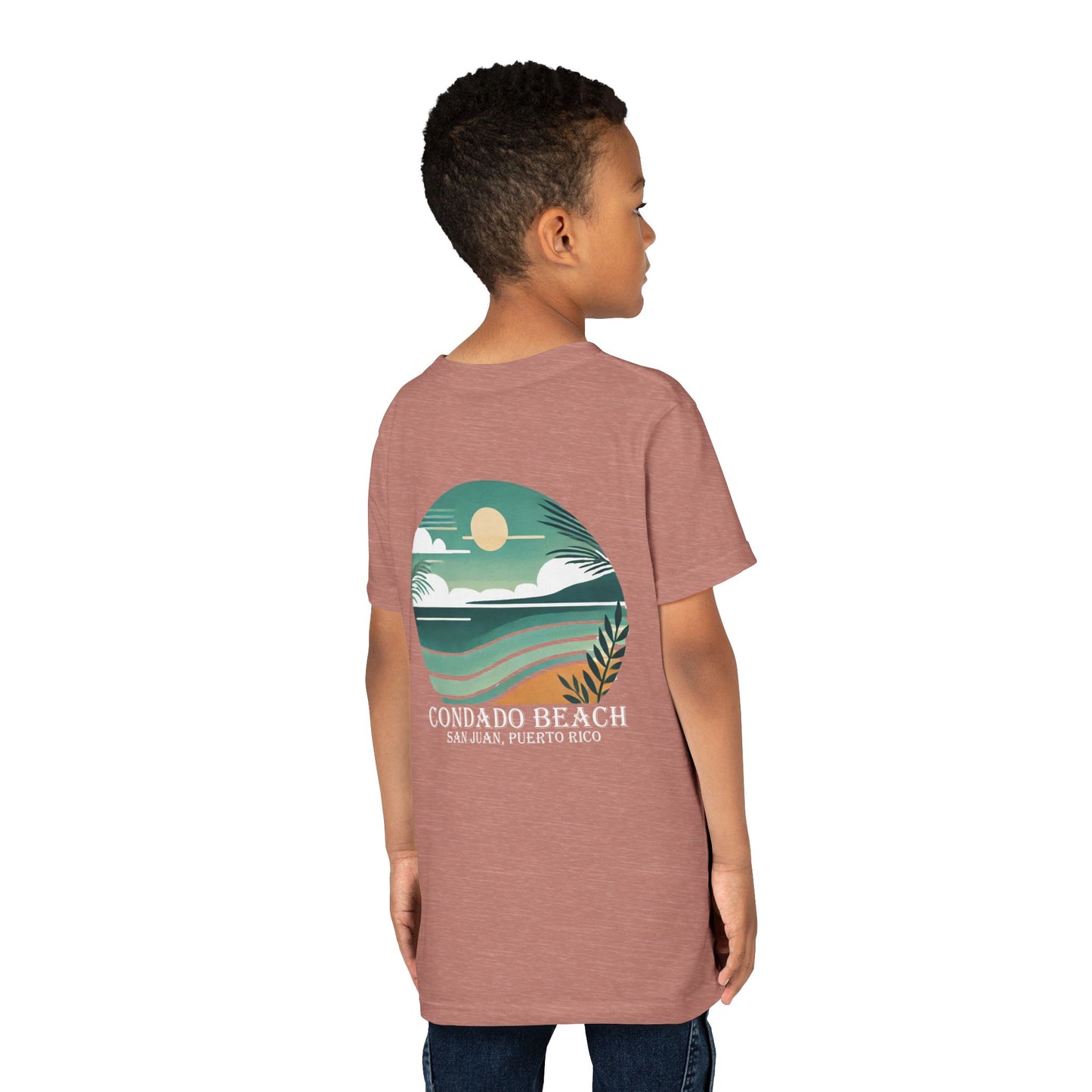 Coastal Vibes Condado Beach Unisex Youth Short Sleeve Tee