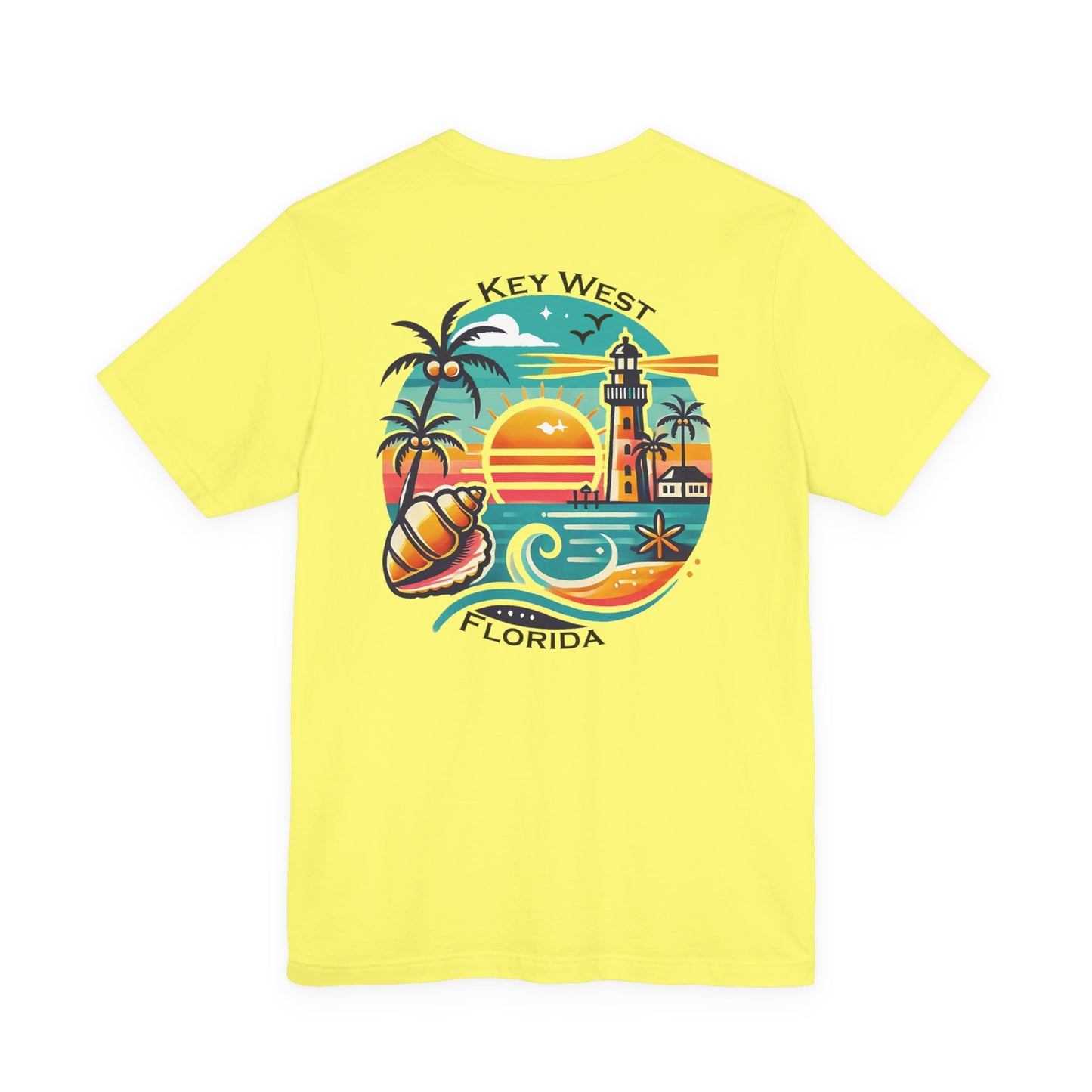 Vibrant Key West Unisex Jersey Short Sleeve Tee