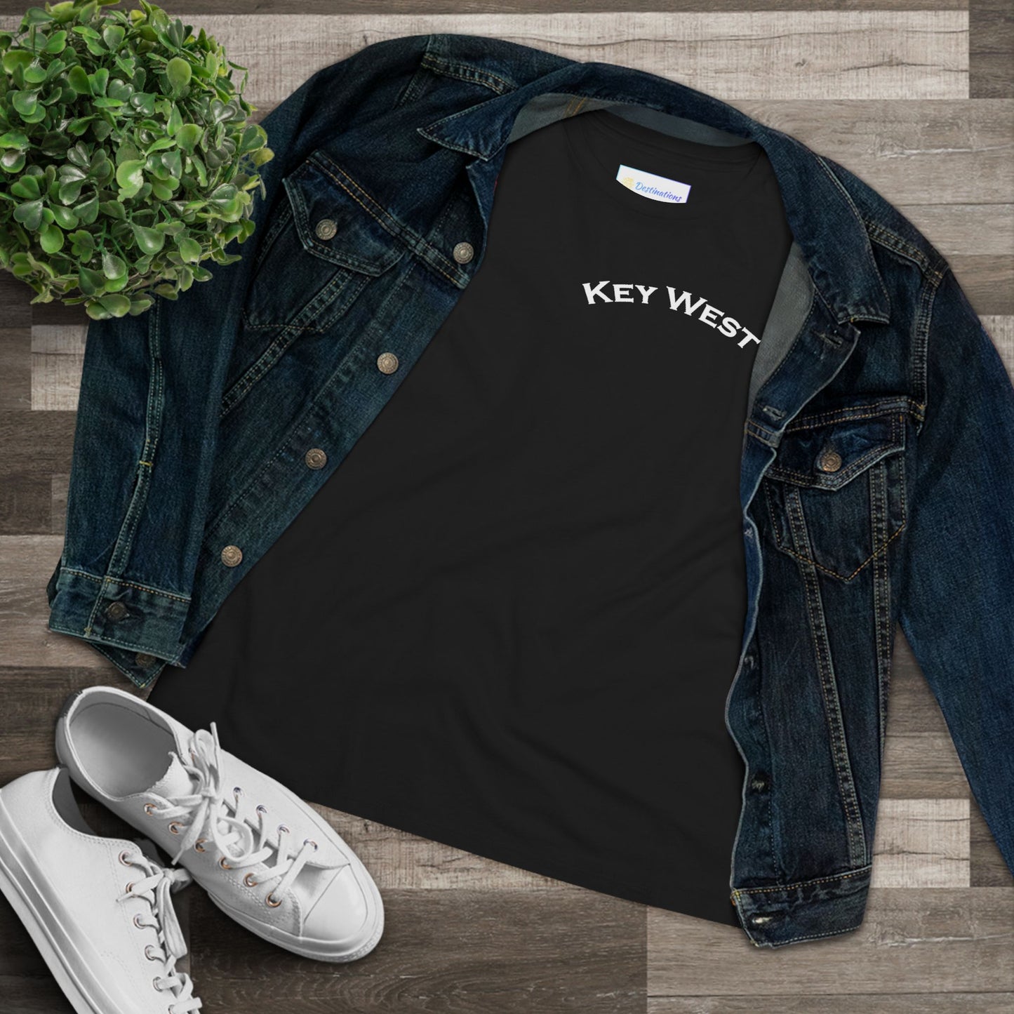 Vibrant Key West Women's Cotton Tee