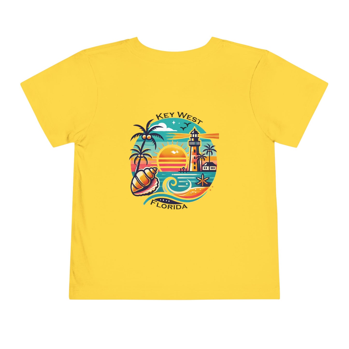 Vibrant Key West Unisex Toddler Short Sleeve Tee