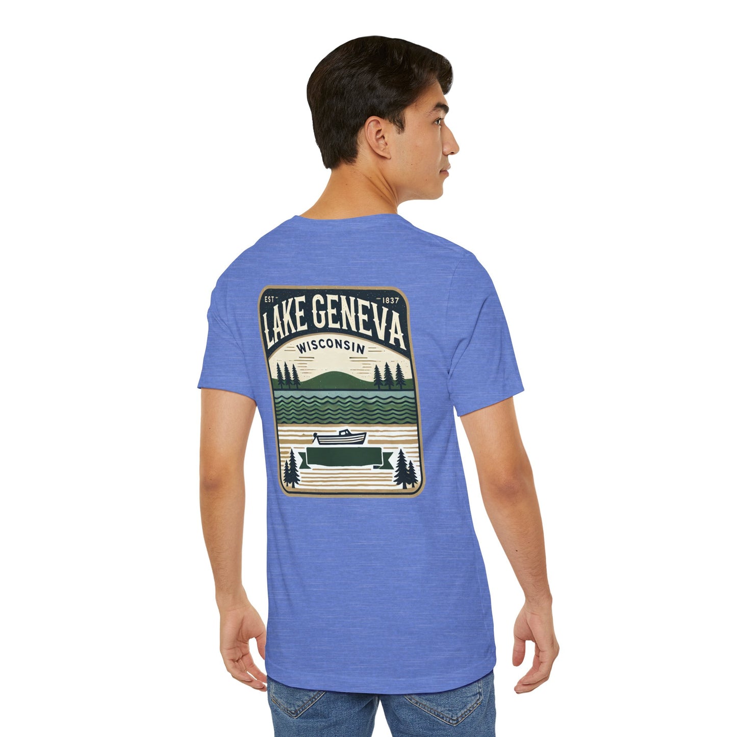 Vintage Lake Geneva Unisex Jersey Short Sleeve Tee