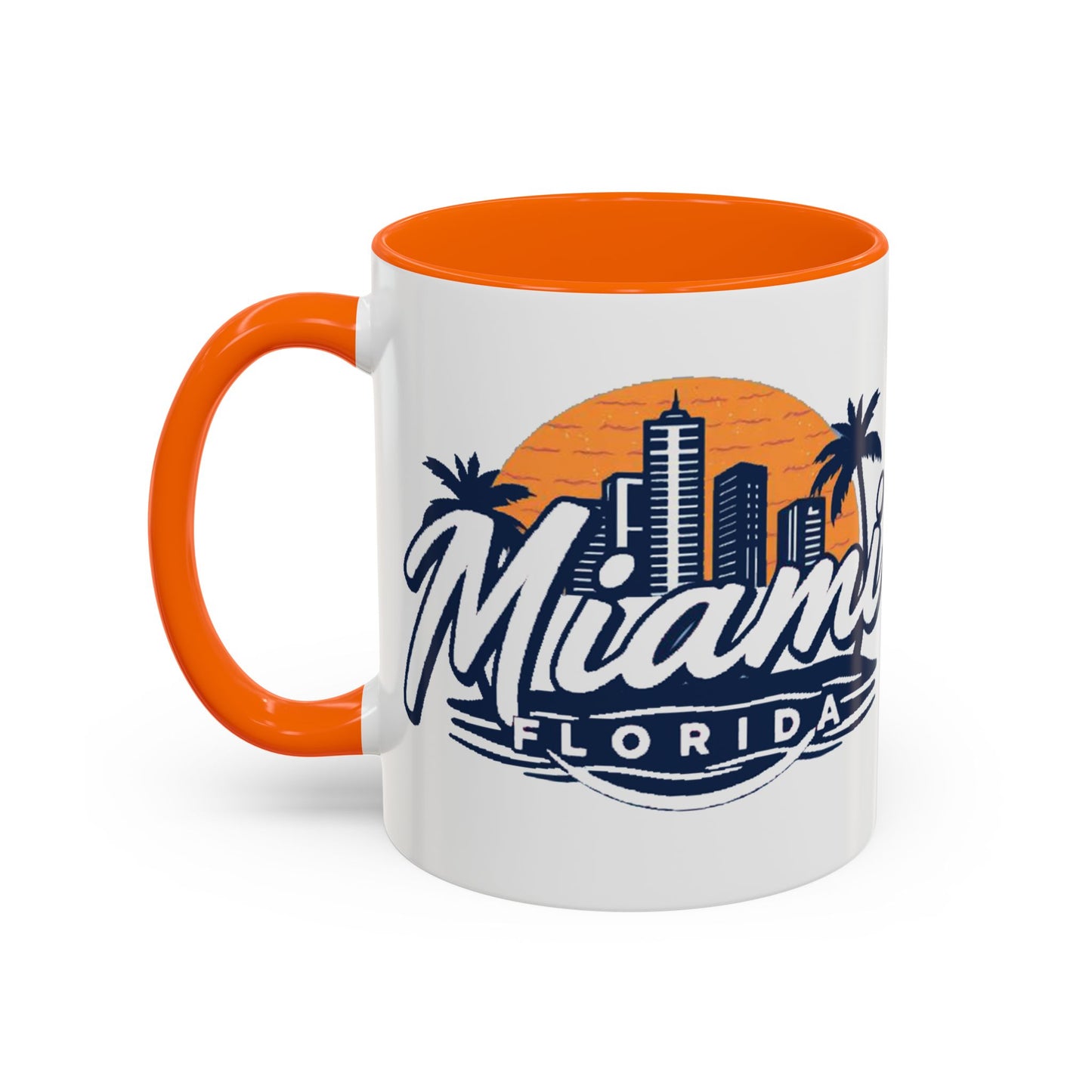 Retro Miami Accent Coffee Mug