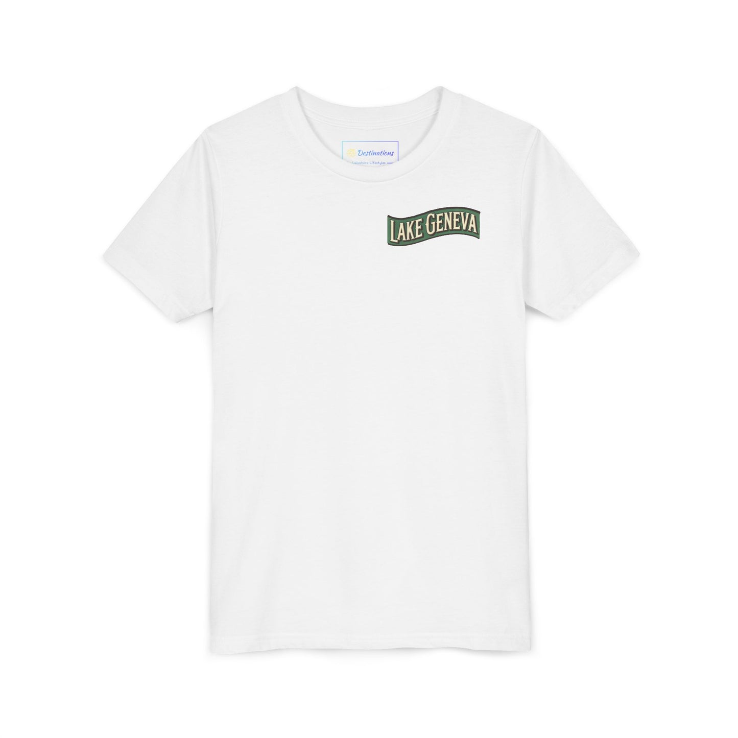 Retro Lake Geneva Unisex Youth Short Sleeve Tee