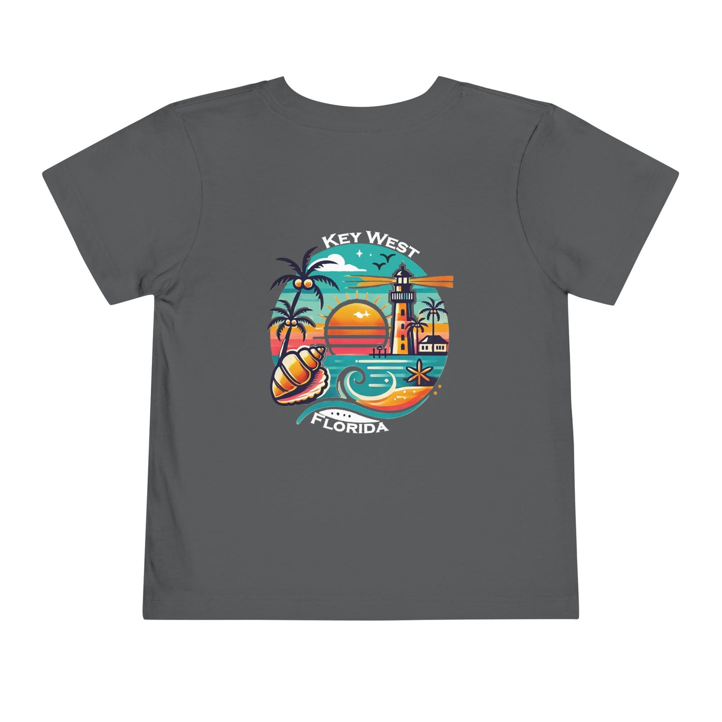 Vibrant Key West Unisex Toddler Short Sleeve Tee