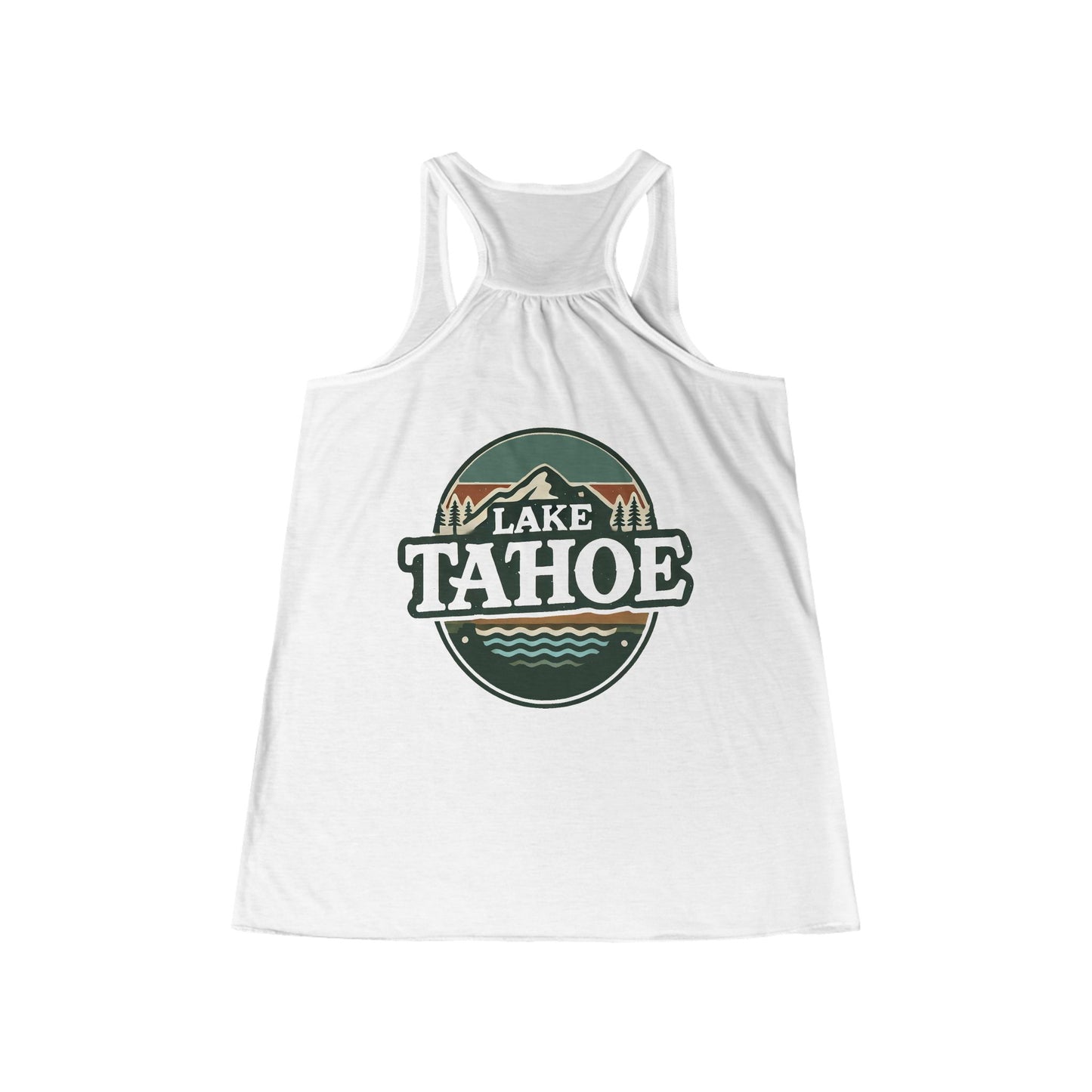 Vintage Lake Tahoe Women's Flowy Racerback Tank