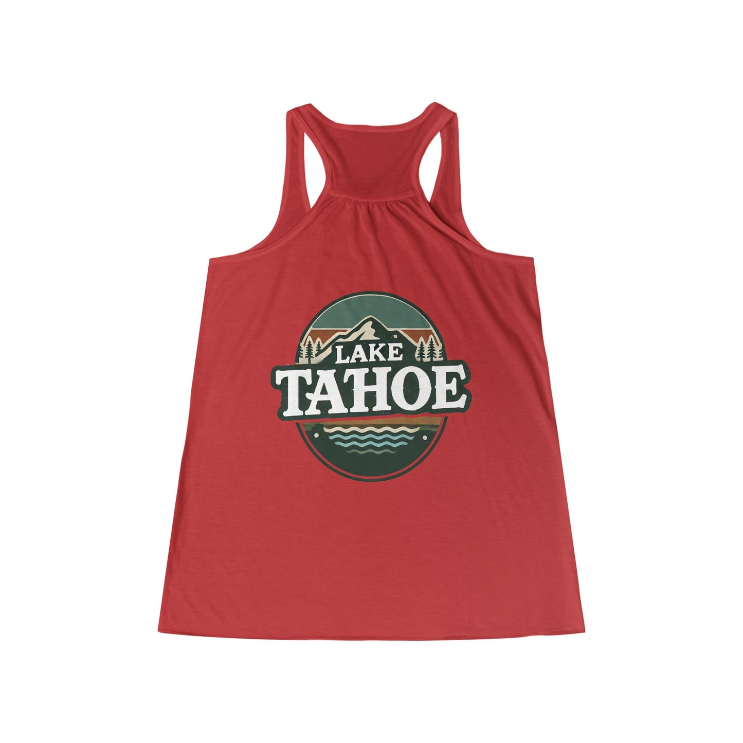 Vintage Lake Tahoe Women's Flowy Racerback Tank