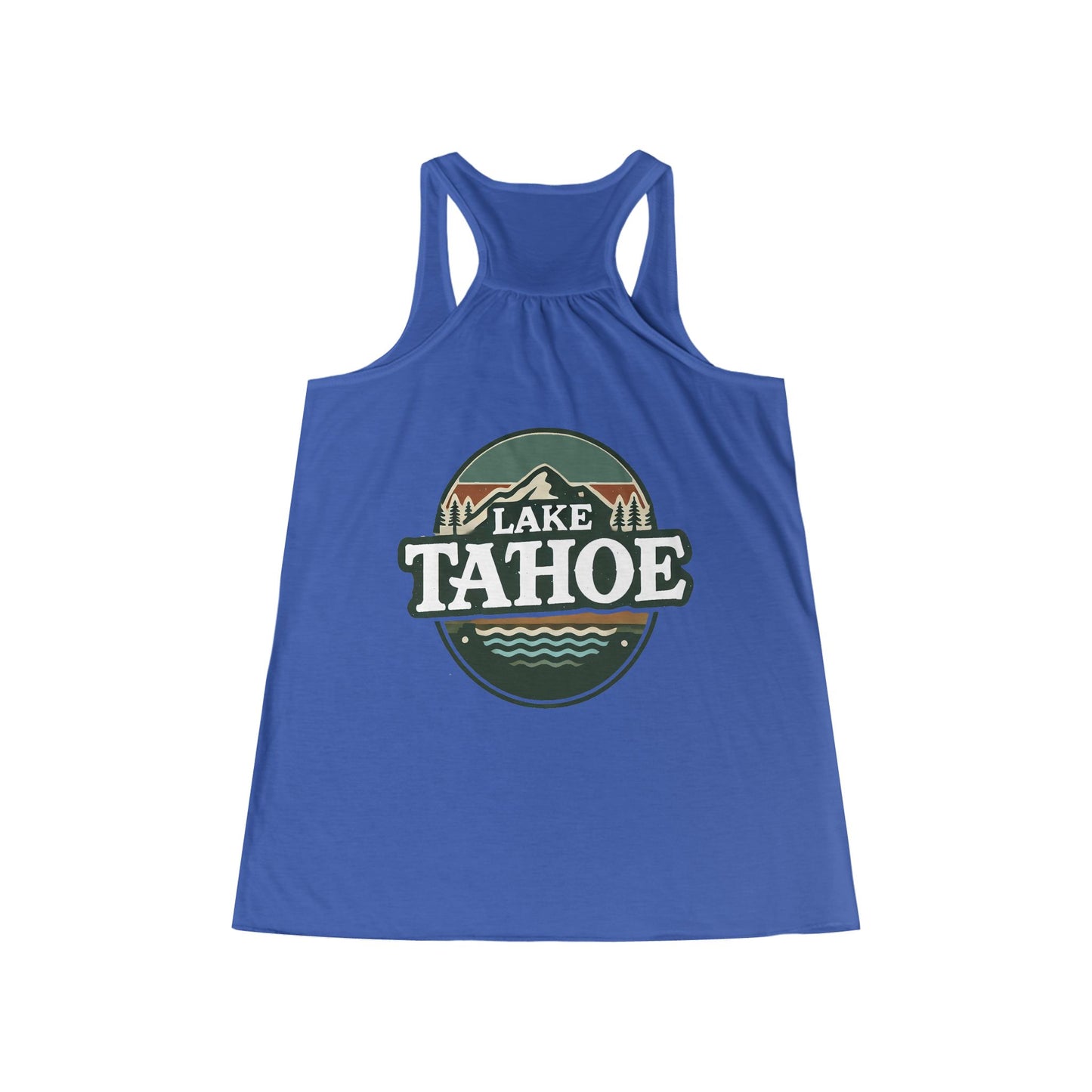 Vintage Lake Tahoe Women's Flowy Racerback Tank