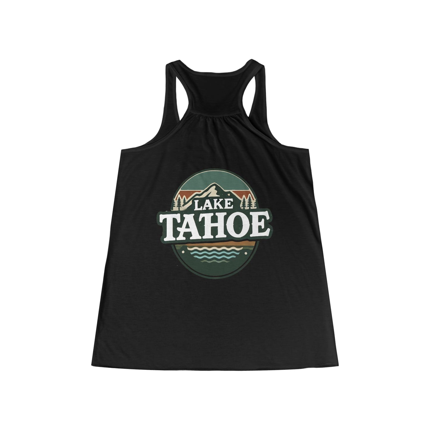 Vintage Lake Tahoe Women's Flowy Racerback Tank