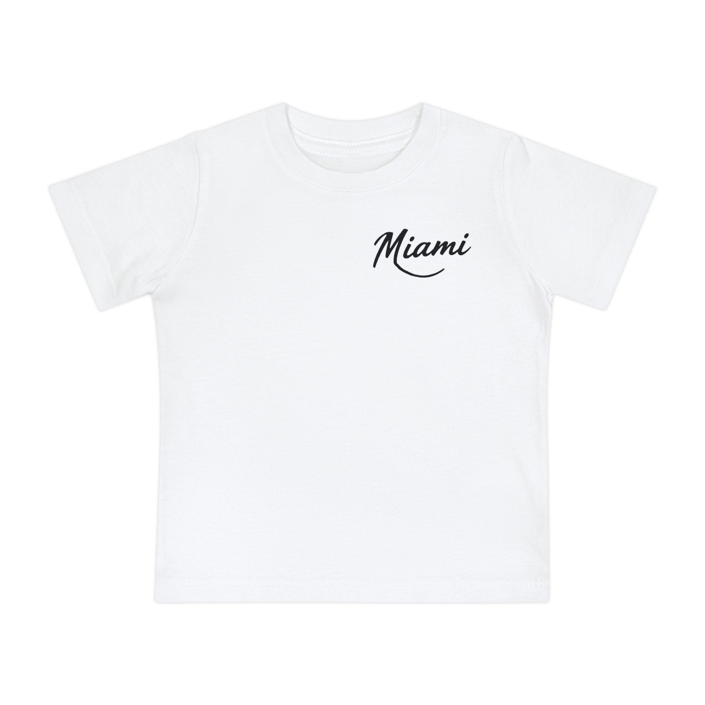 Retro Miami Unisex Baby Short Sleeve T-Shirt