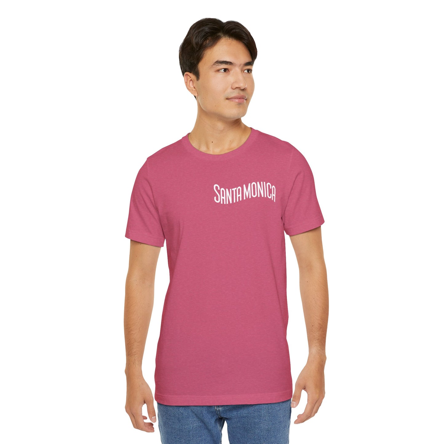 Vibrant Santa Monica Unisex Jersey Short Sleeve Tee