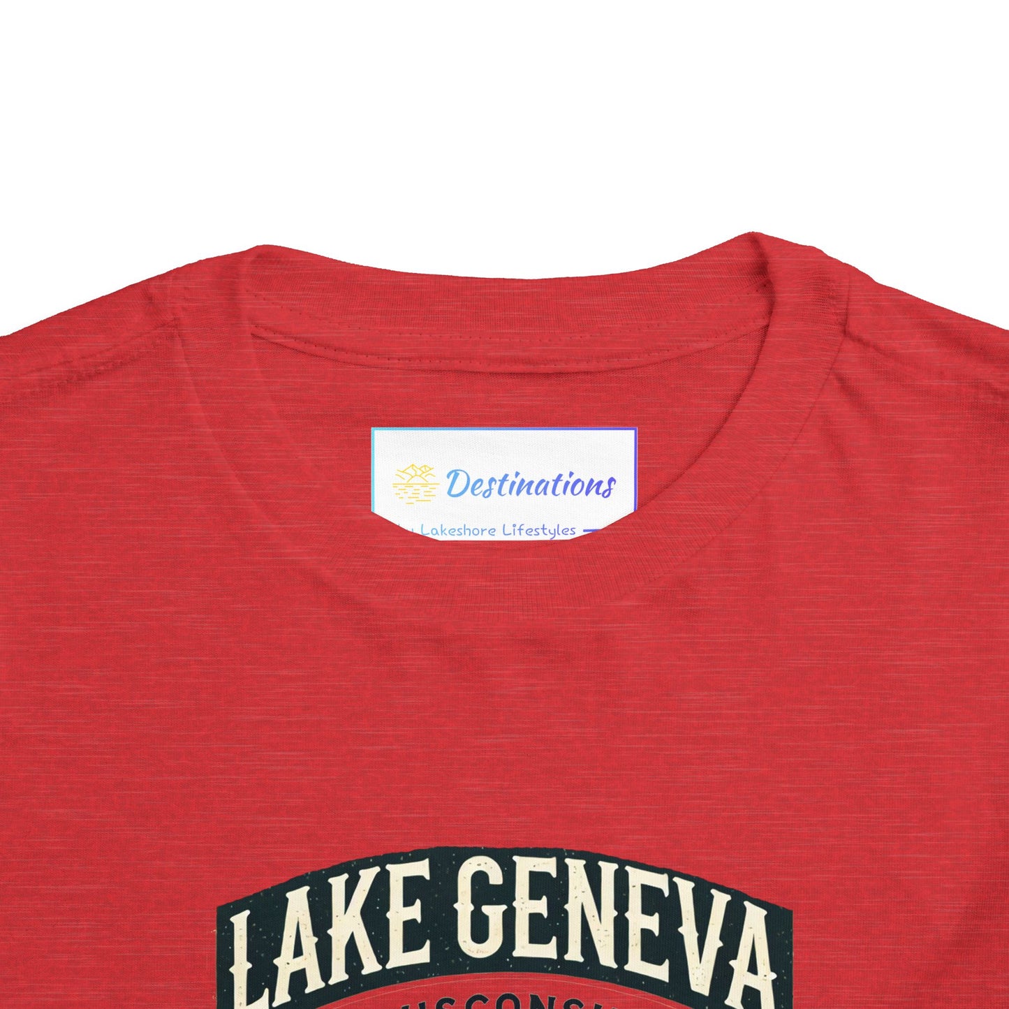 Vintage Lake Geneva Unisex Toddler Short Sleeve Tee