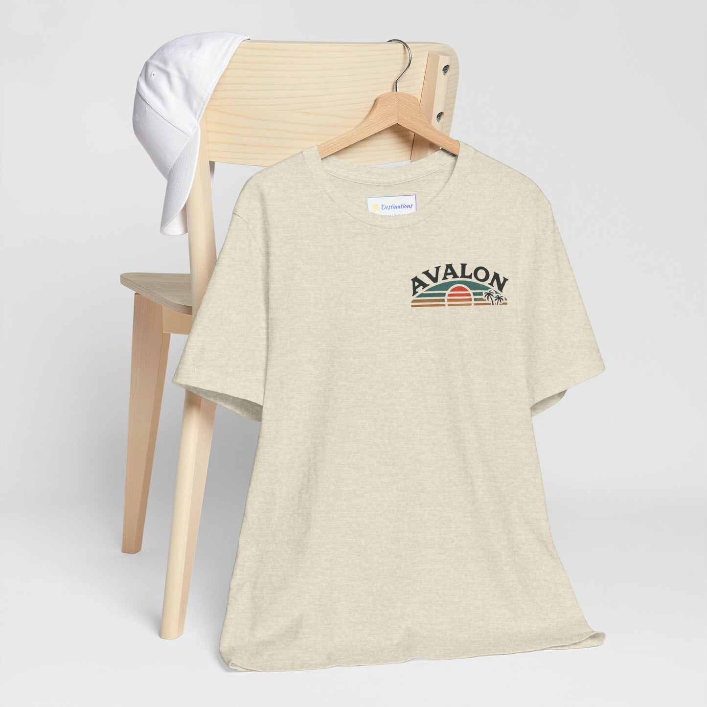 Retro Avalon Sunset Unisex Jersey Tee