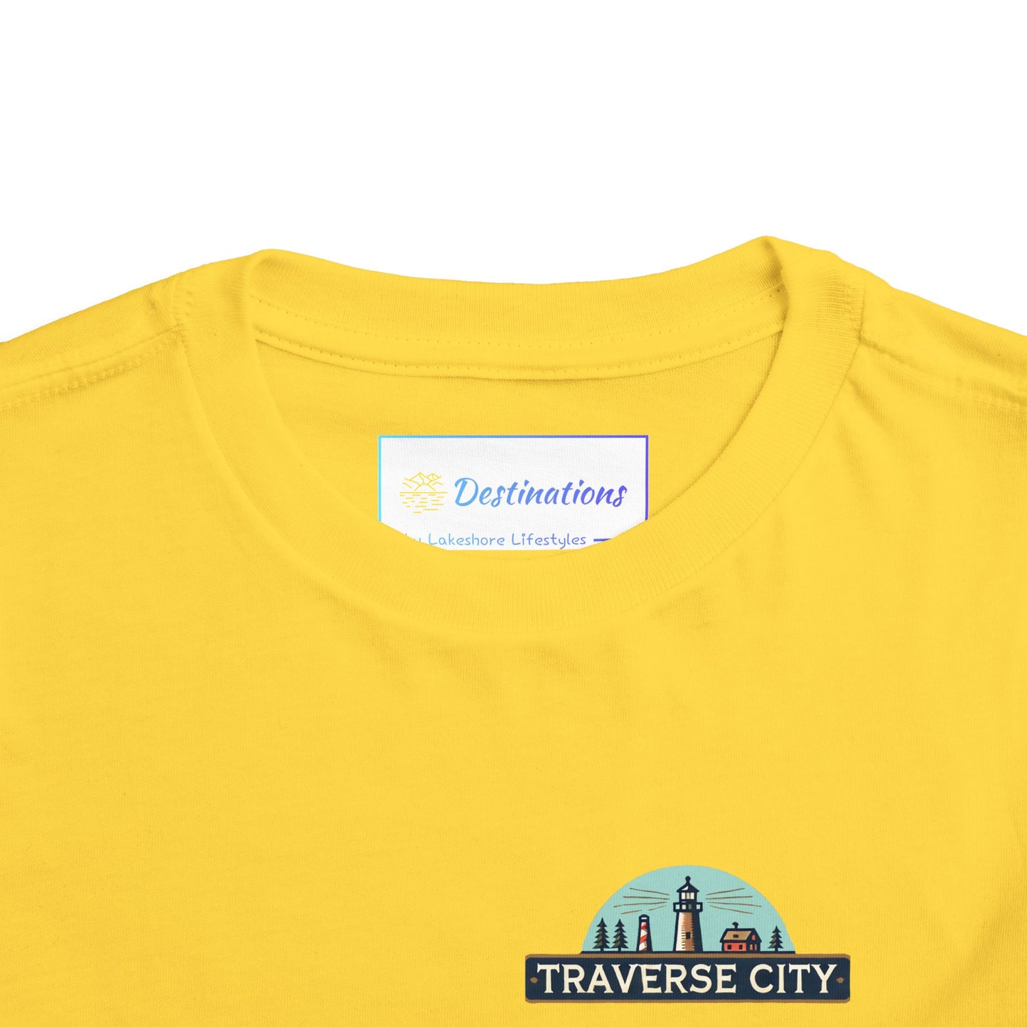 Vintage Traverse City Unisex Toddler Short Sleeve Tee