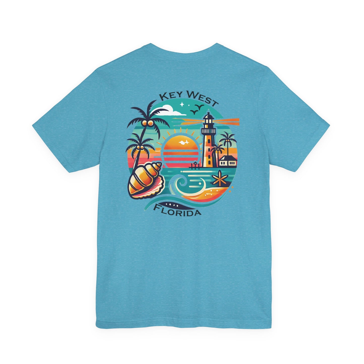 Vibrant Key West Unisex Jersey Short Sleeve Tee