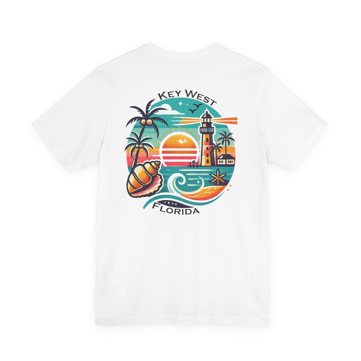 Vibrant Key West Unisex Jersey Short Sleeve Tee