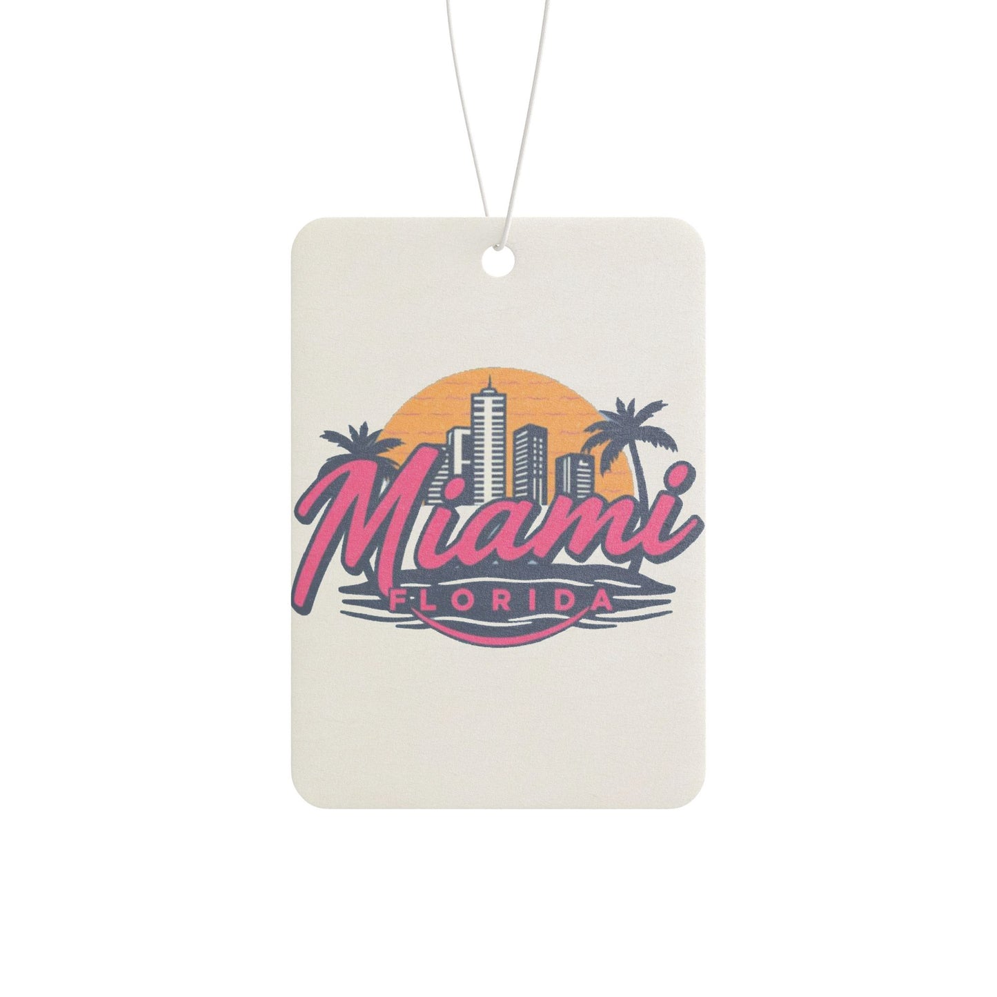 Retro Miami Car Air Freshener