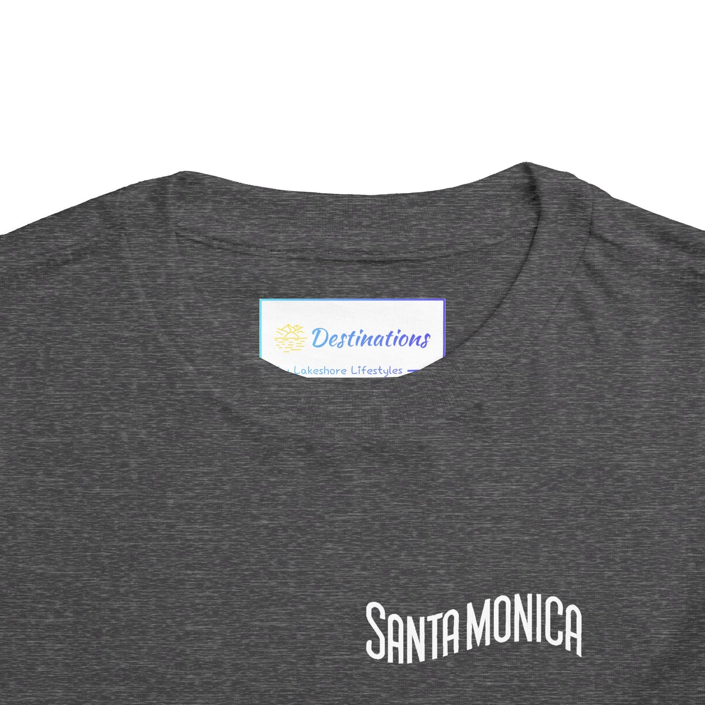 Vibrant Santa Monica Unisex Toddler Short Sleeve Tee