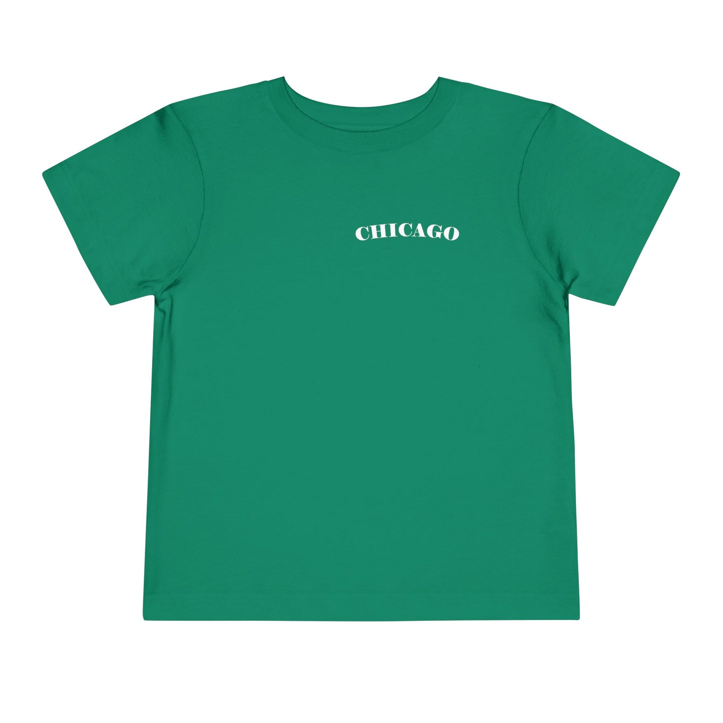 Mystery Noir Chicago Skyline Sunset Unisex Toddler Short Sleeve Tee