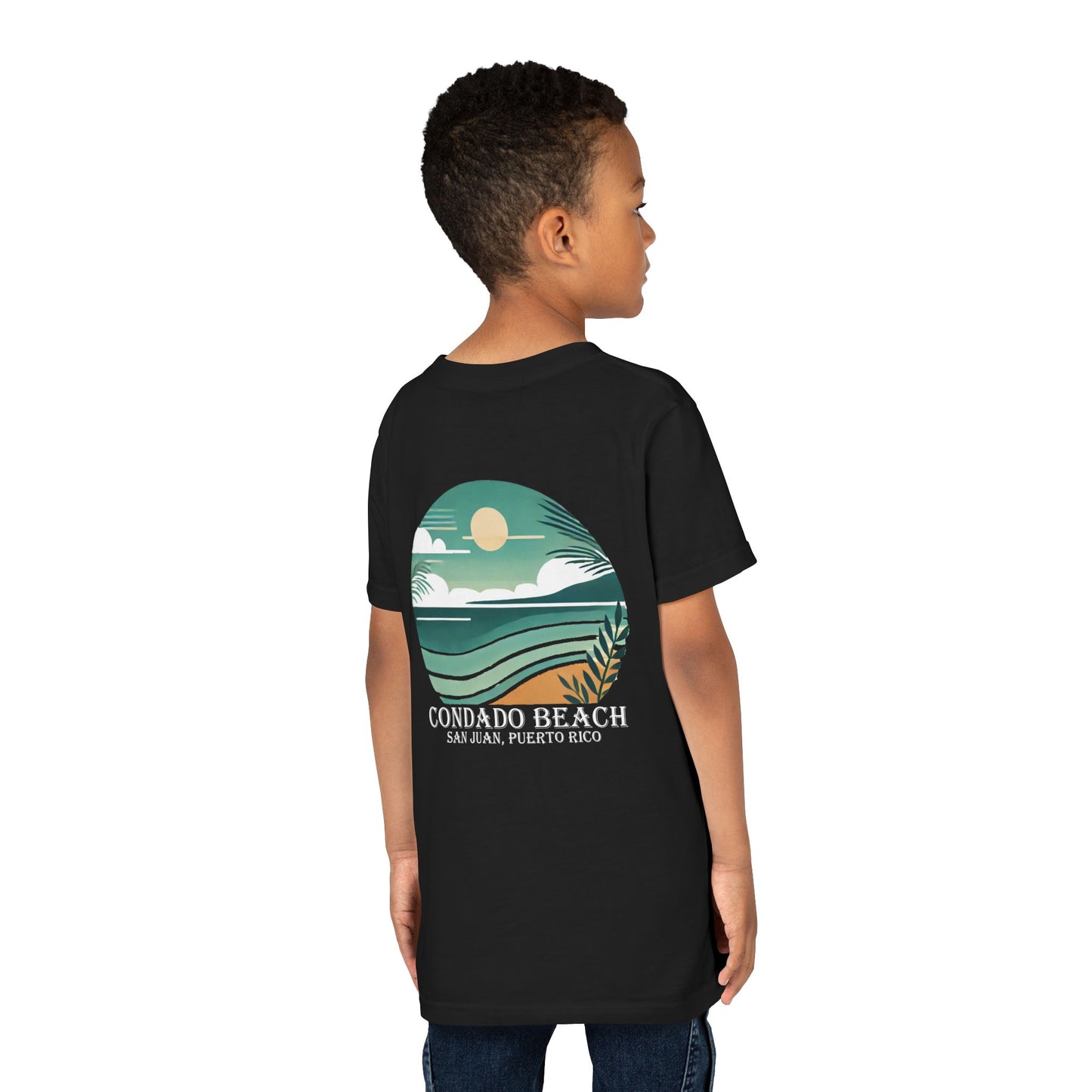 Coastal Vibes Condado Beach Unisex Youth Short Sleeve Tee
