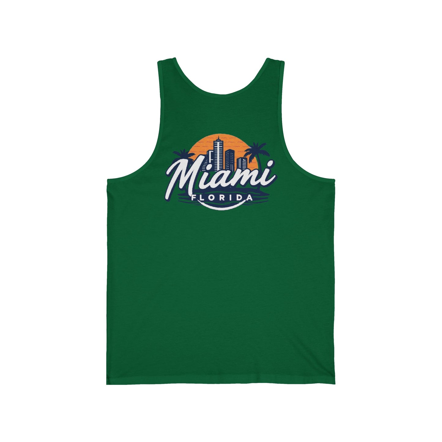 Retro Miami Unisex Jersey Tank