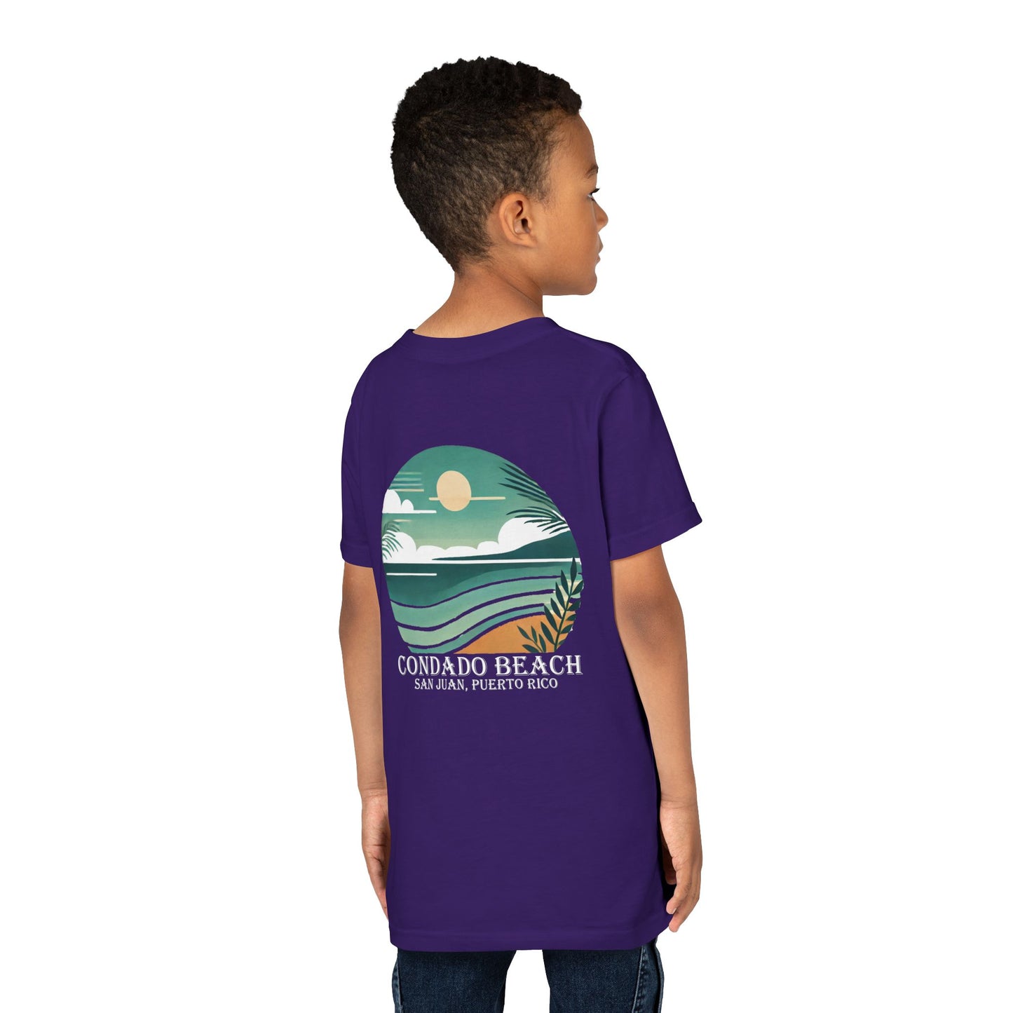 Coastal Vibes Condado Beach Unisex Youth Short Sleeve Tee