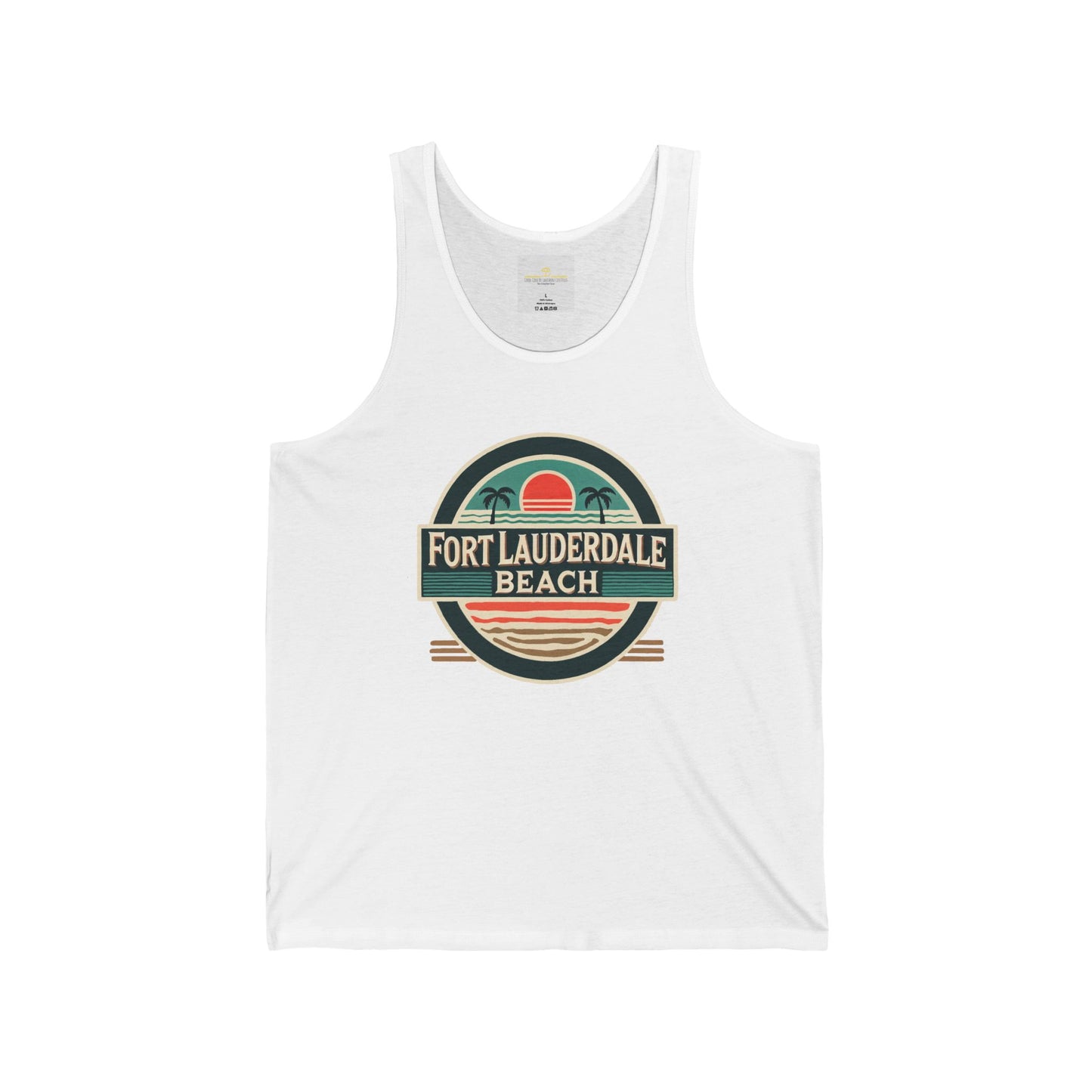 Vintage Fort Lauderdale Unisex Jersey Tank