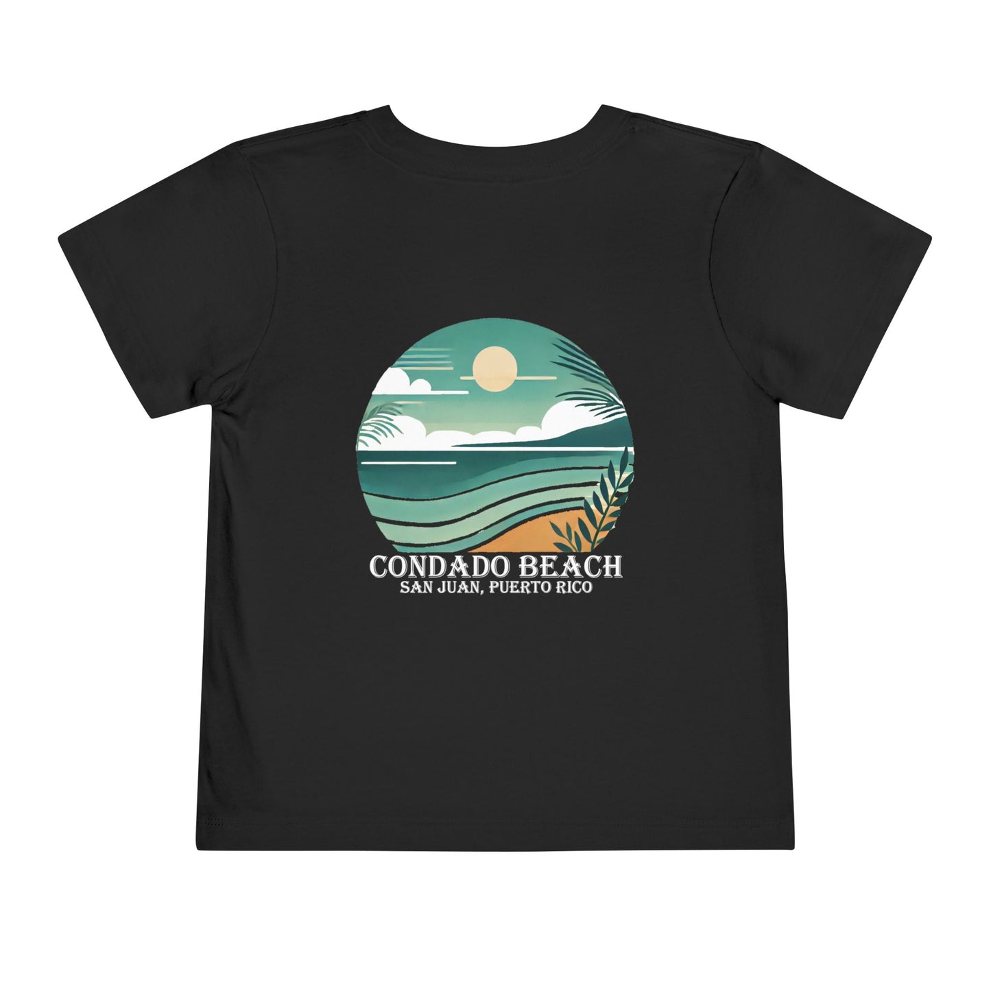 Coastal Vibes Condado Beach Unisex Toddler Short Sleeve Tee