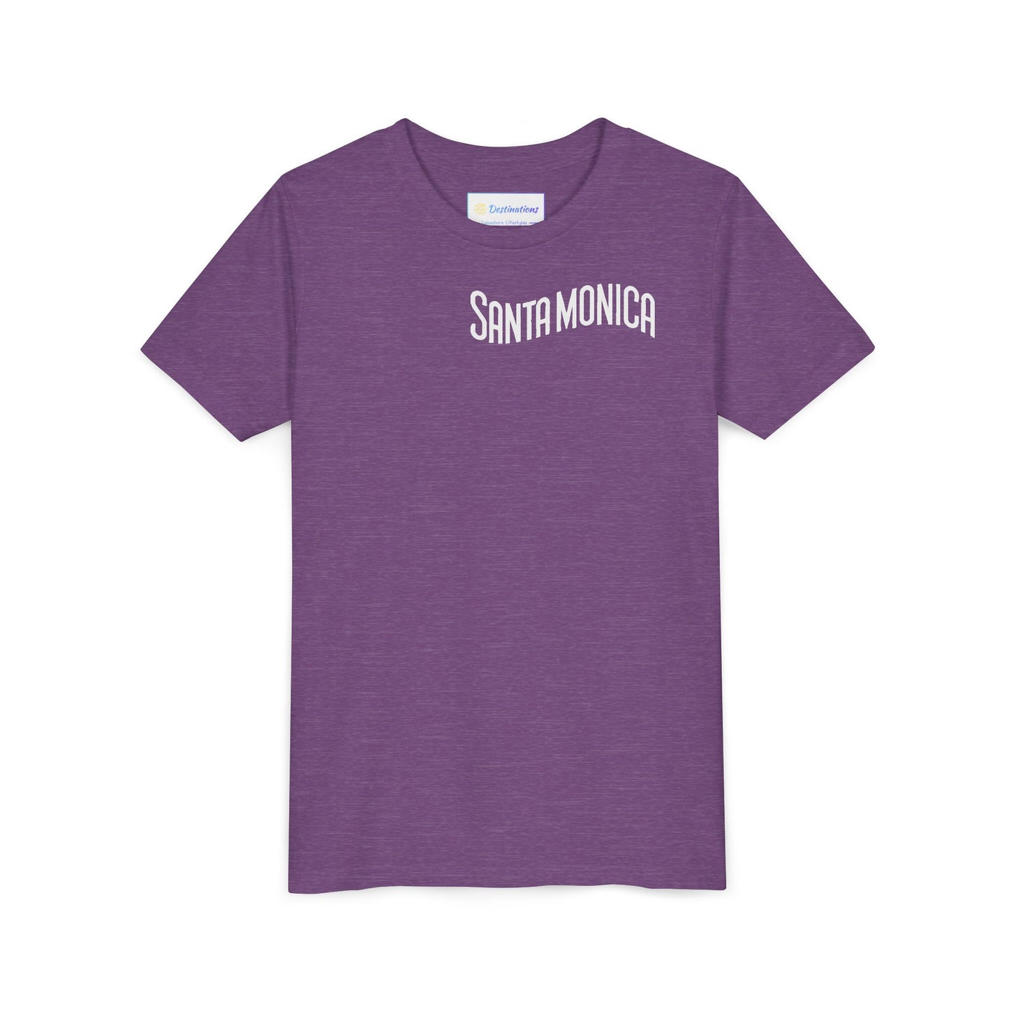 Vibrant Santa Monica Youth Short Sleeve Tee