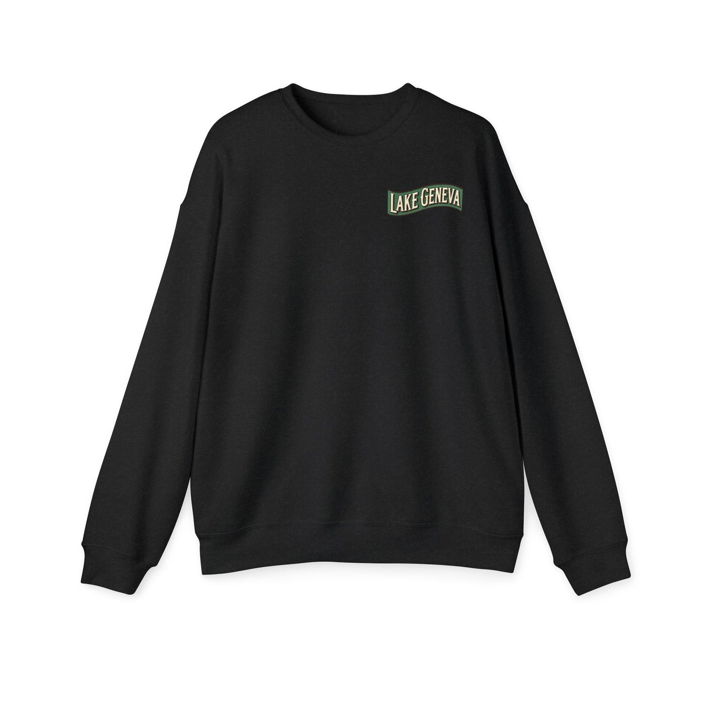 Retro Lake Geneva Unisex Drop Shoulder Sweatshirt