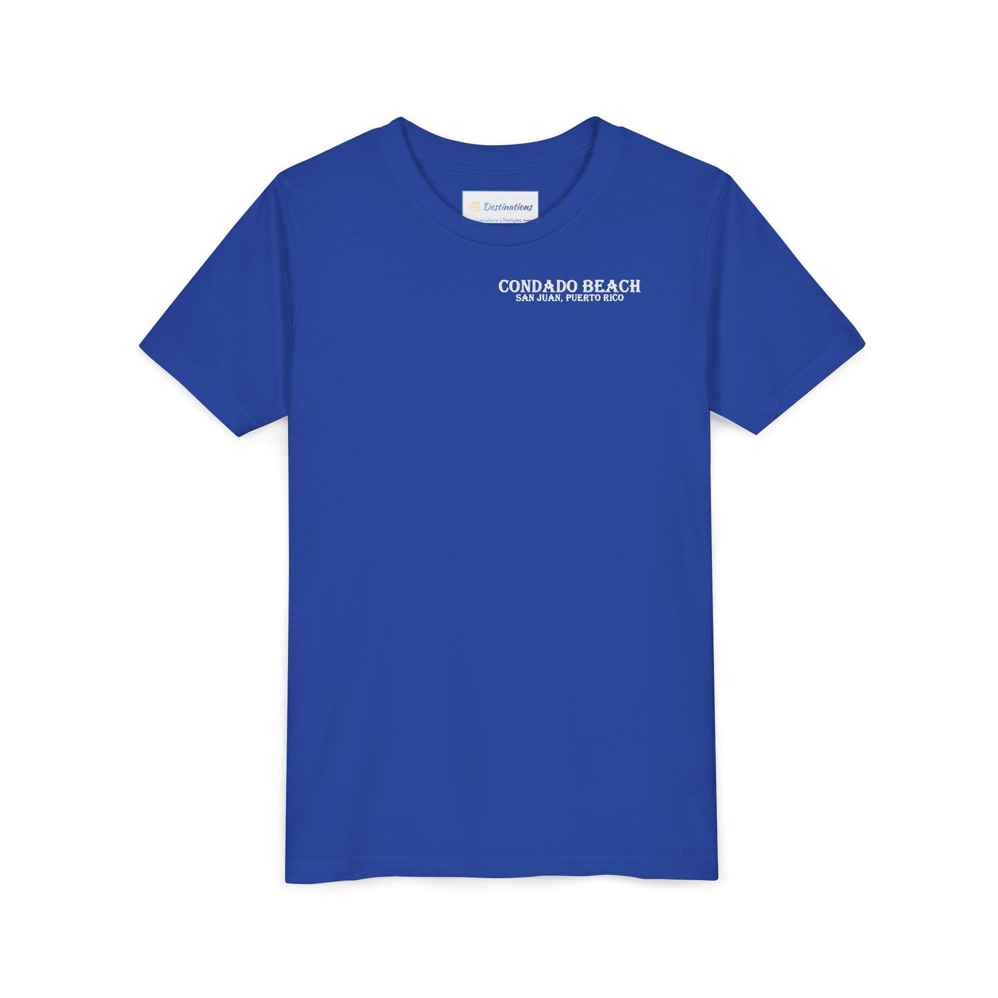 Coastal Vibes Condado Beach Unisex Youth Short Sleeve Tee