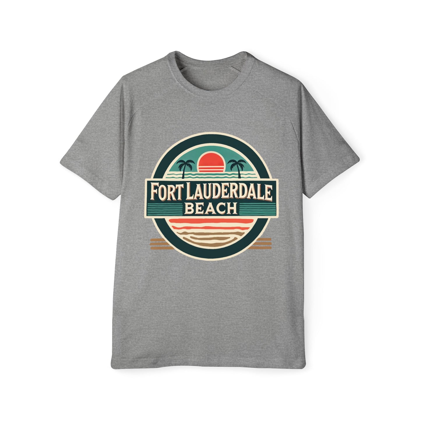 Vintage Fort Lauderdale Men's Raglan T-Shirt