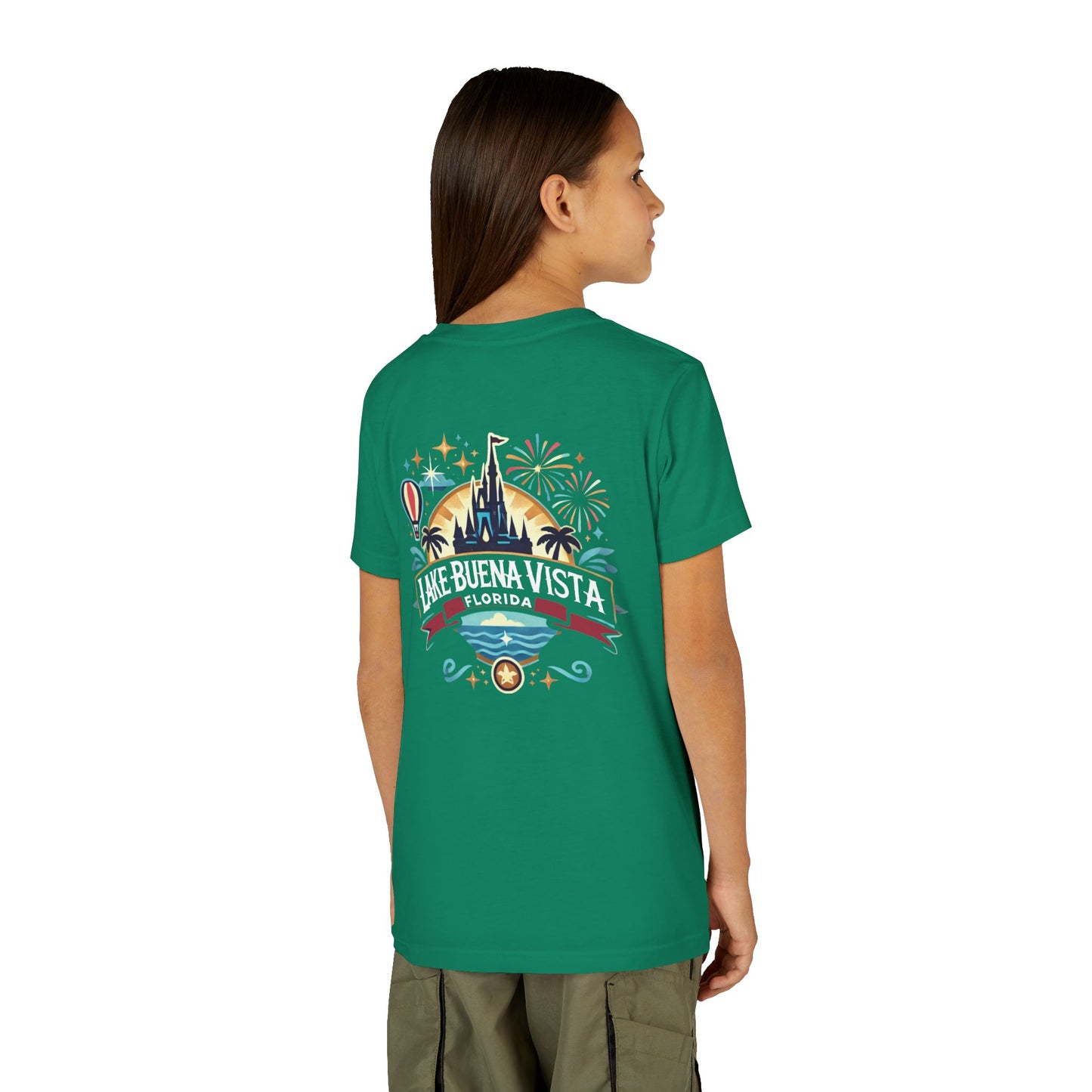 Adventurous Lake Buena Vista Unisex Youth Short Sleeve Tee
