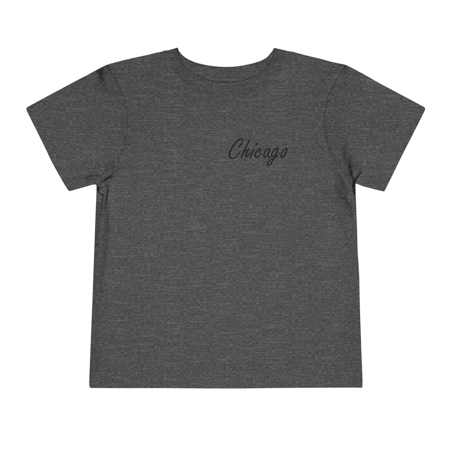 Elegant Chicago Skyline Unisex Toddler Short Sleeve Tee