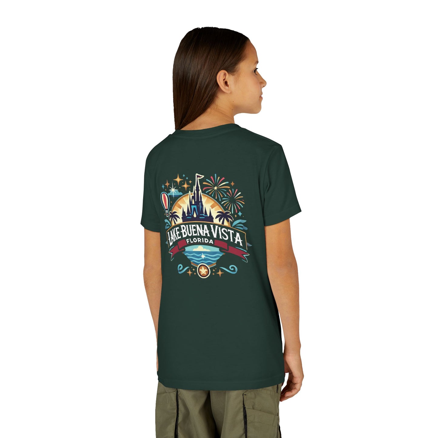 Adventurous Lake Buena Vista Unisex Youth Short Sleeve Tee