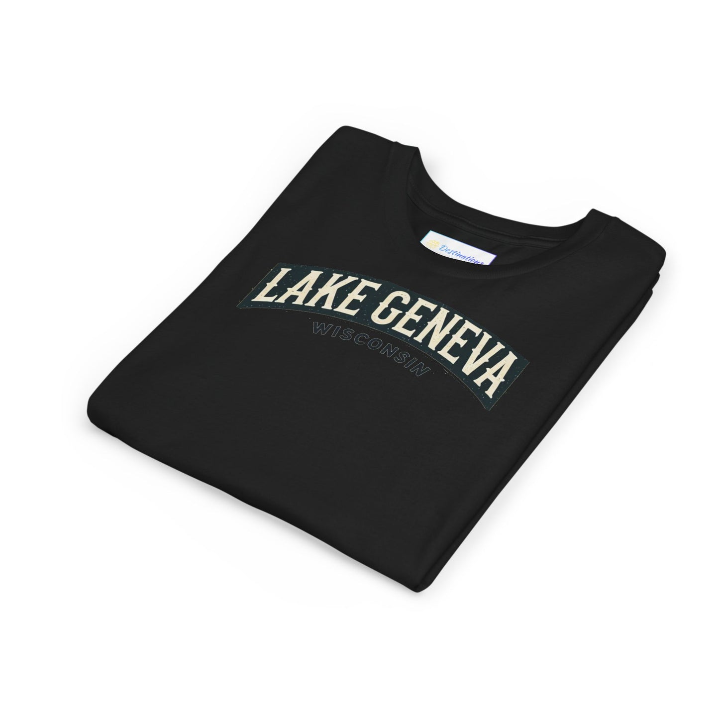 Vintage Lake Geneva Unisex Youth Short Sleeve Tee