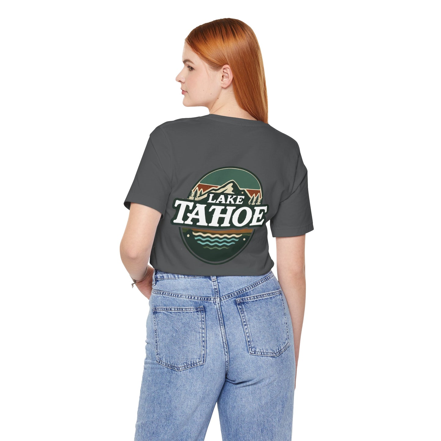 Vintage Lake Tahoe Unisex Jersey Short Sleeve Tee