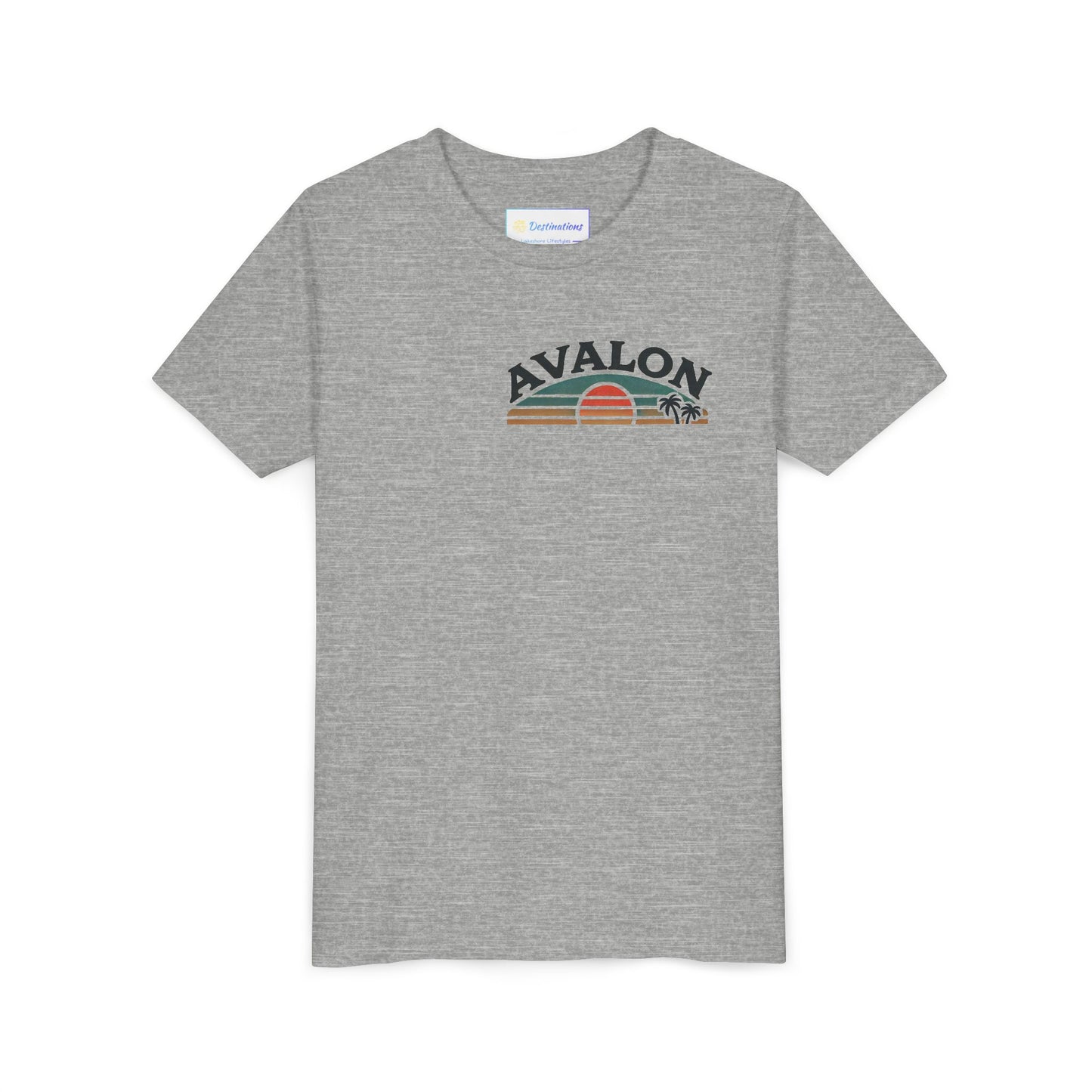 Retro Avalon Sunset Youth Short Sleeve Tee