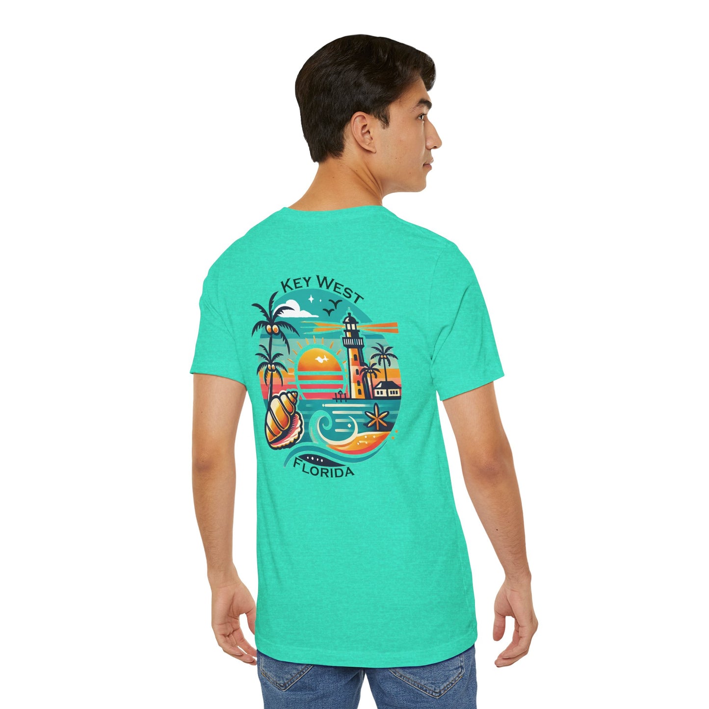 Vibrant Key West Unisex Jersey Short Sleeve Tee