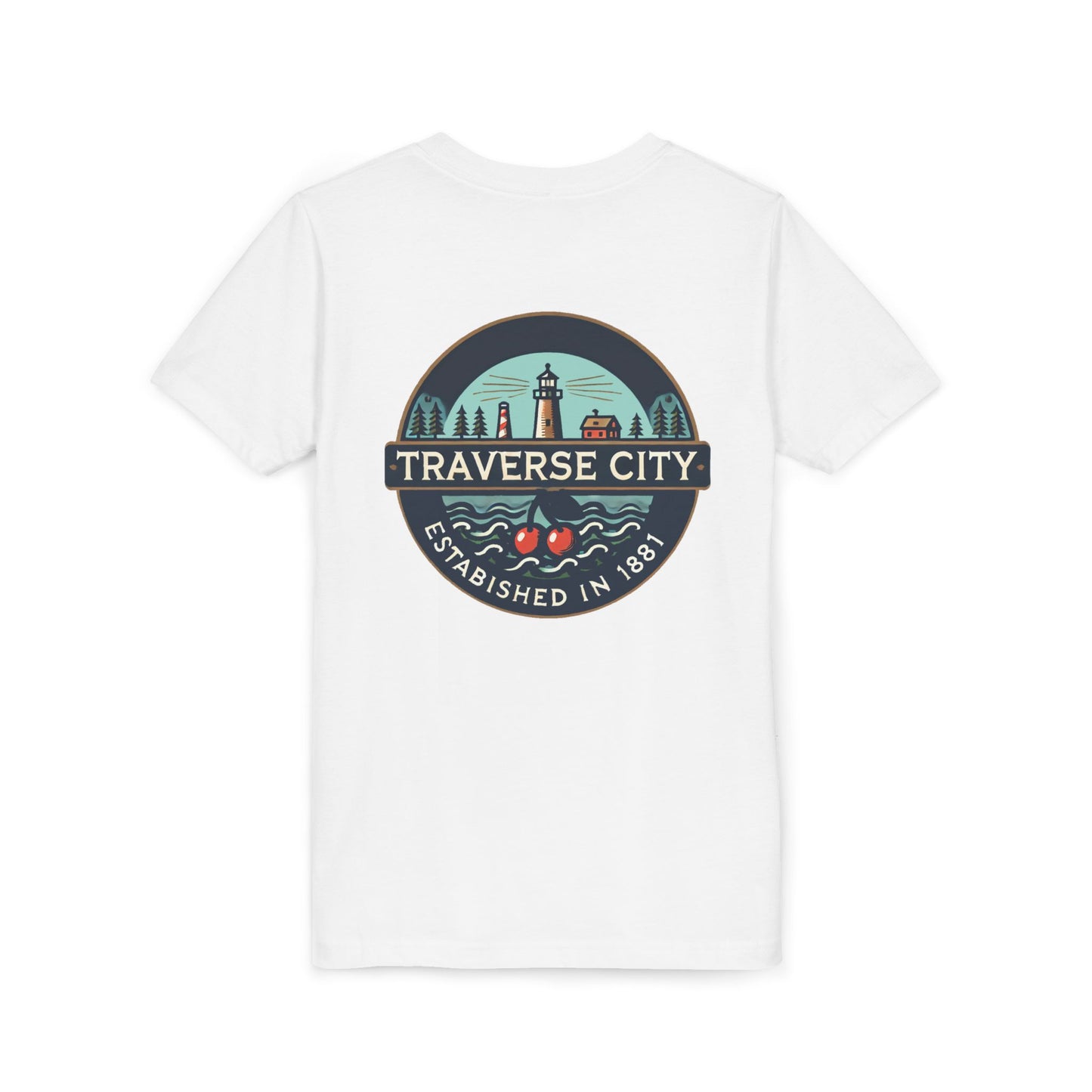 Vintage Traverse City Unisex Youth Short Sleeve Tee