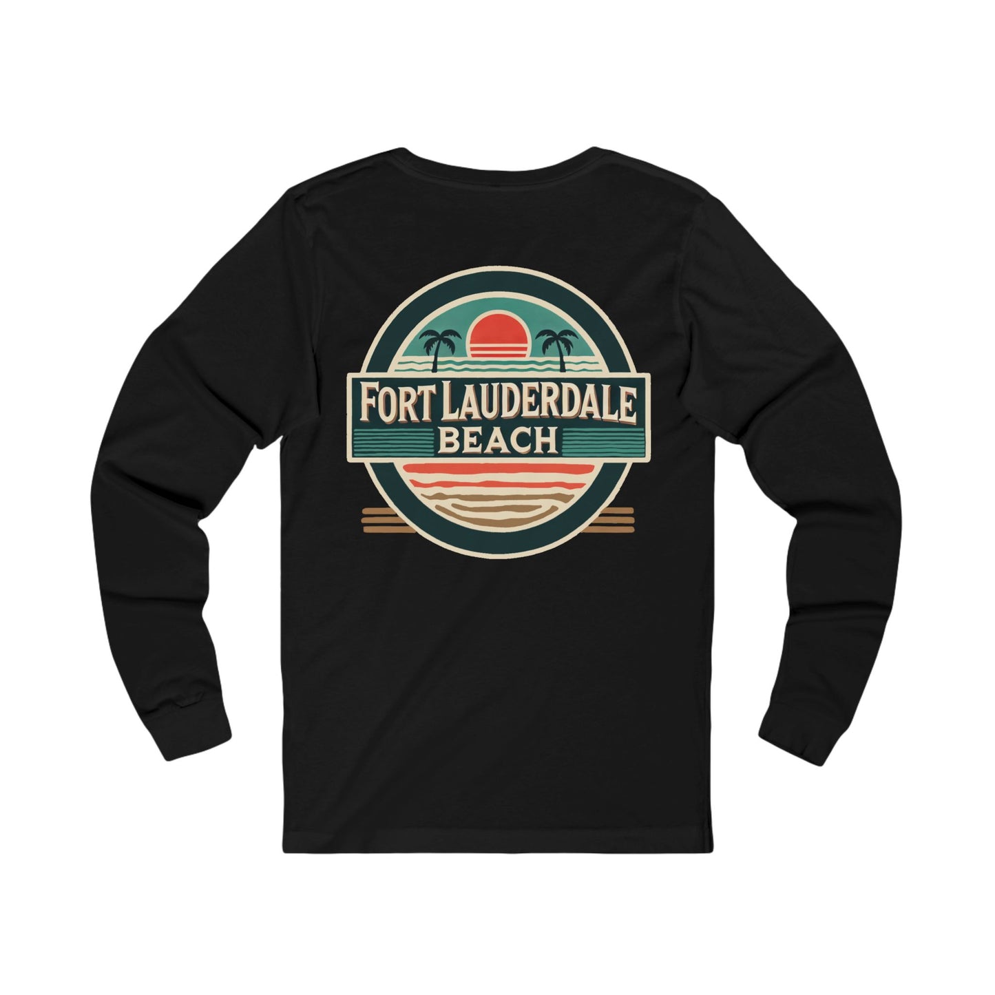 Vintage Fort Lauderdale Unisex Jersey Long Sleeve Tee