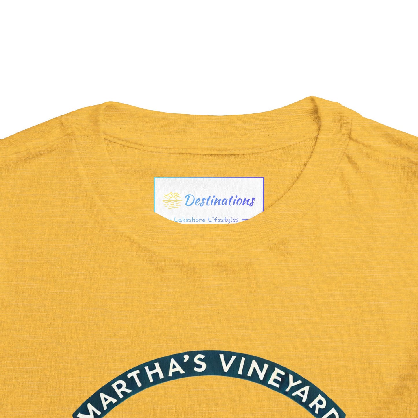 Vintage Martha's Vineyard Unisex Toddler Short Sleeve Tee