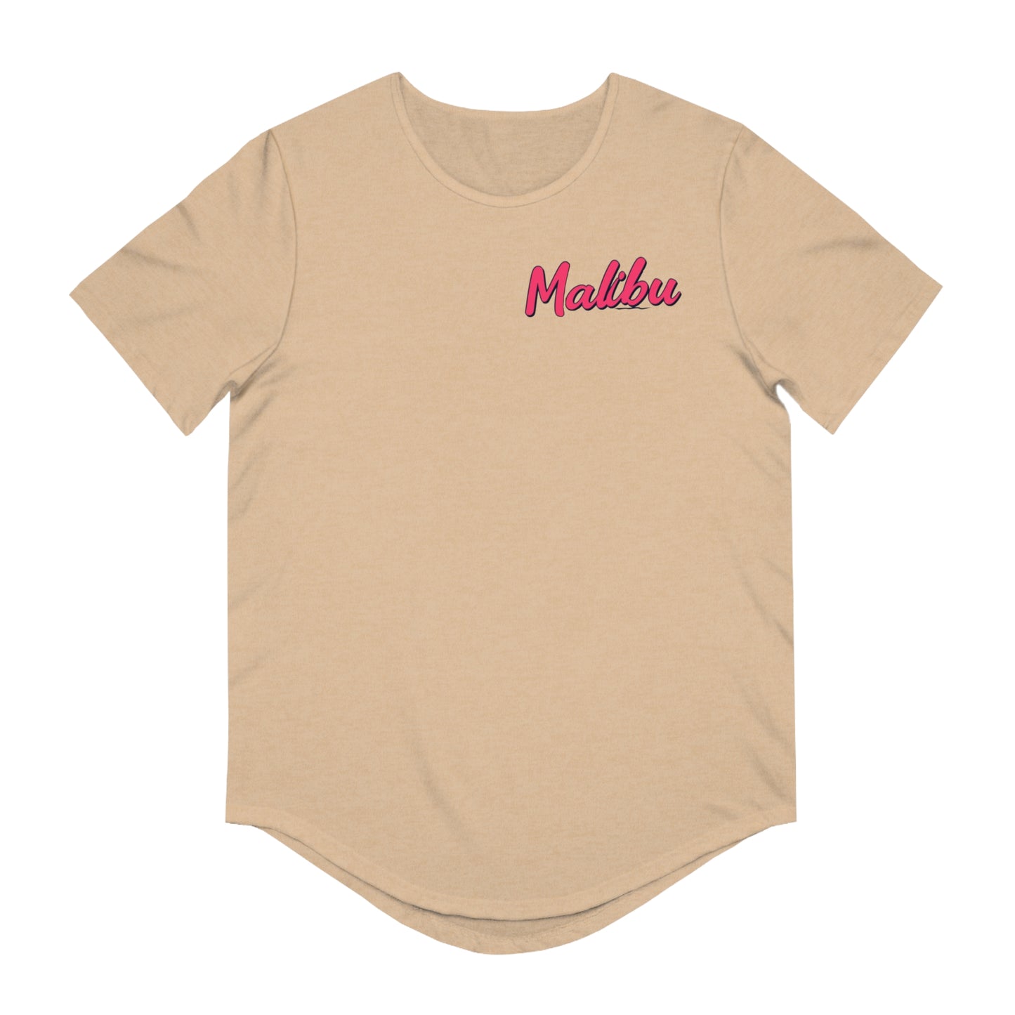 Retro Malibu Men's Jersey Curved Hem Tee