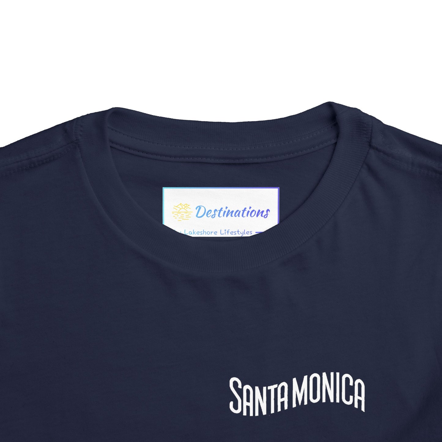 Vibrant Santa Monica Unisex Toddler Short Sleeve Tee