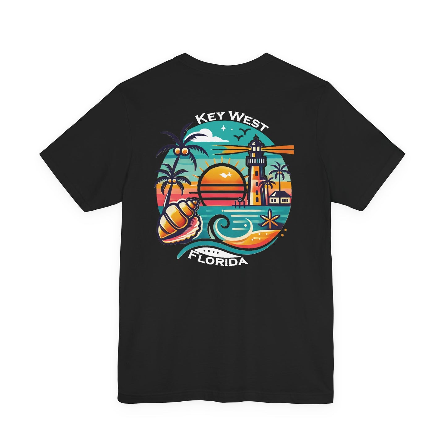 Vibrant Key West Unisex Jersey Short Sleeve Tee