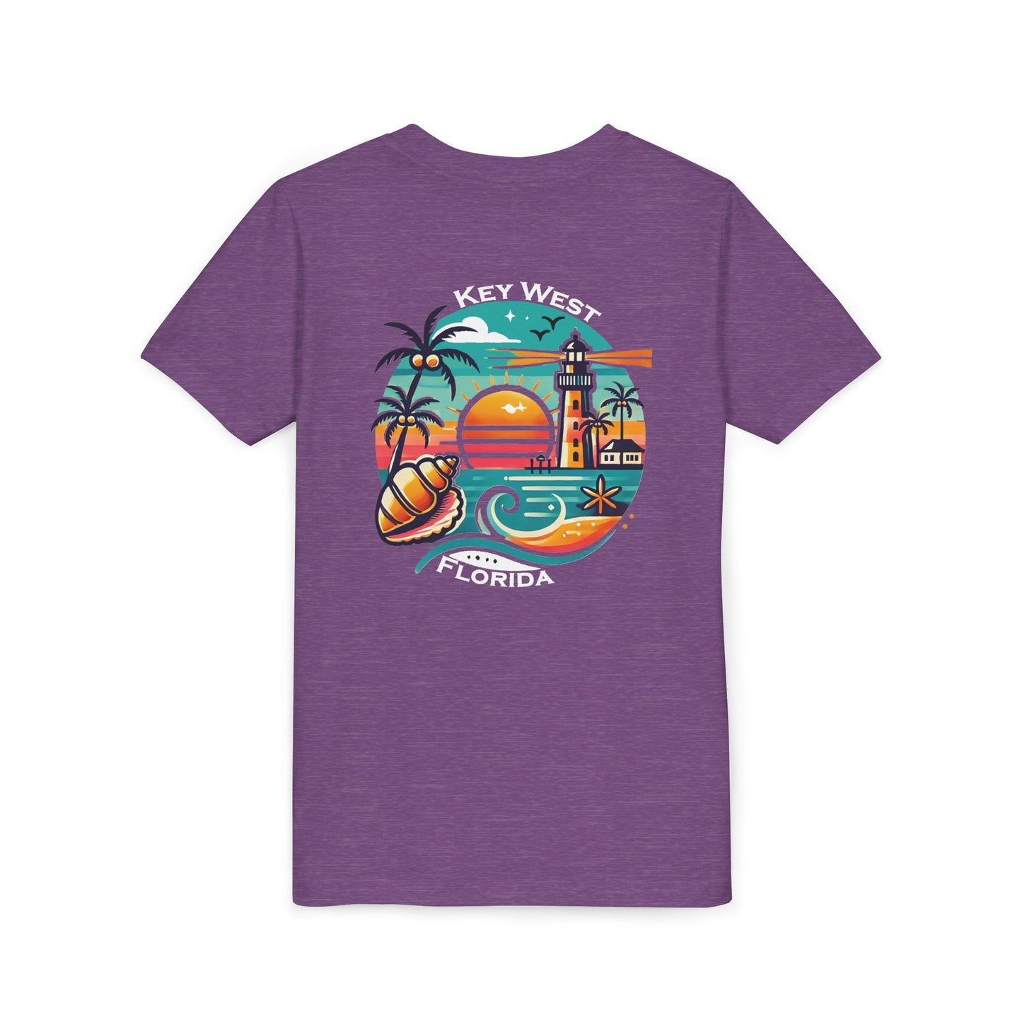 Vibrant Key West Youth Short Sleeve Tee